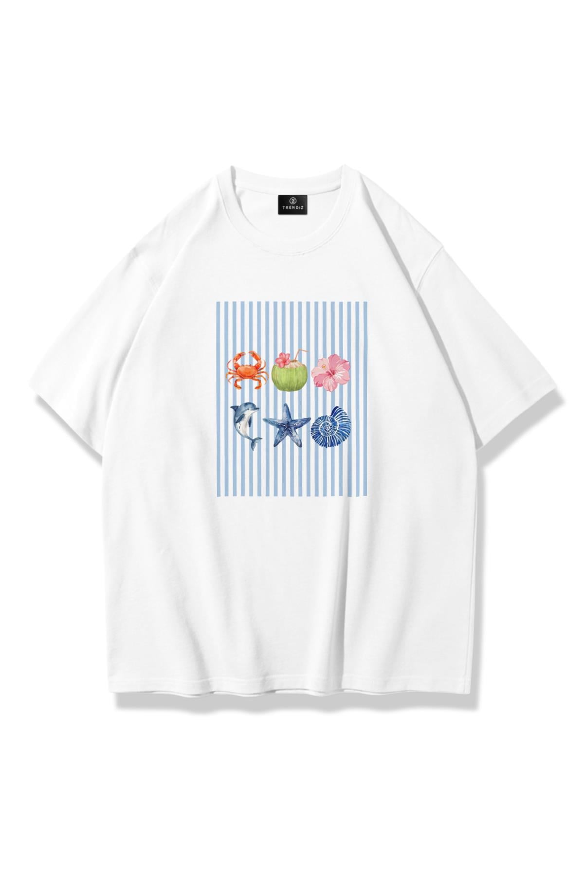 Kadın Ocean Like Tshirt Beyaz