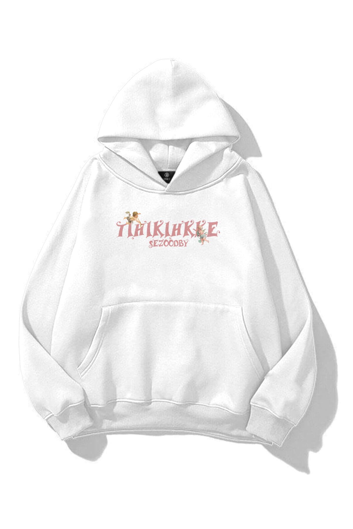 Kadın Tihikihkke Sweatshirt Beyaz