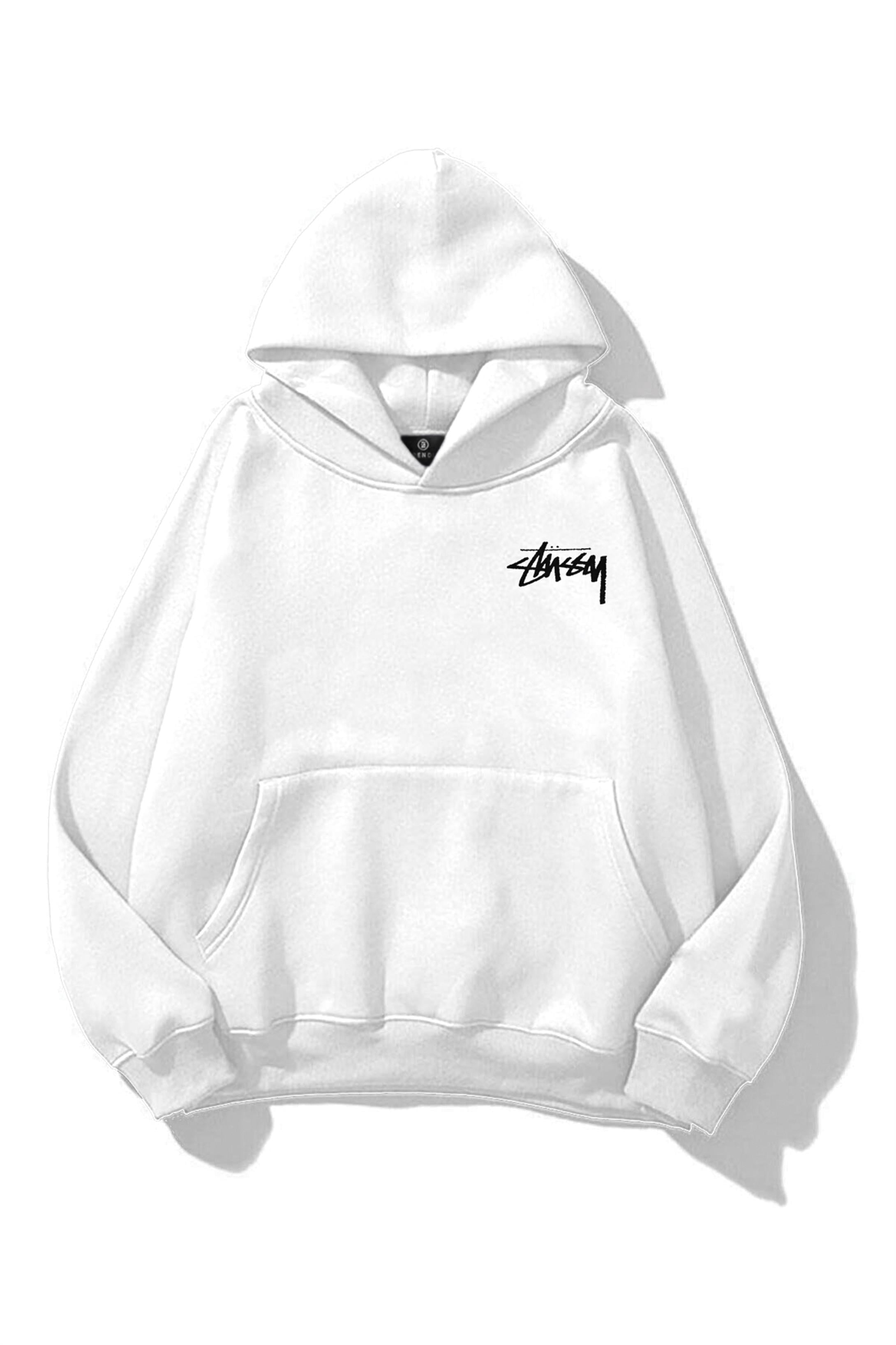 Unisex Stüssy Zar Sweatshirt Beyaz
