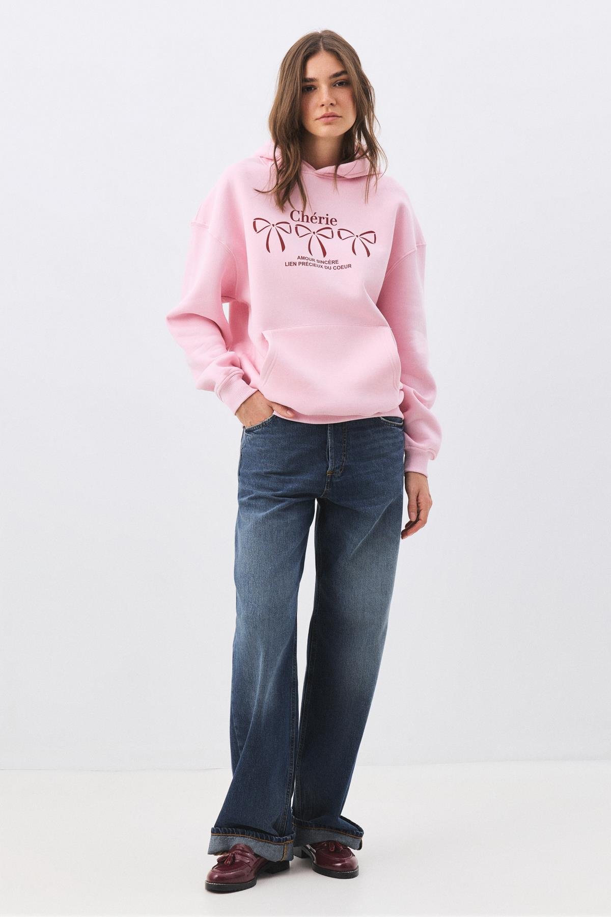 Kadın Cherie Sweatshirt Pembe
