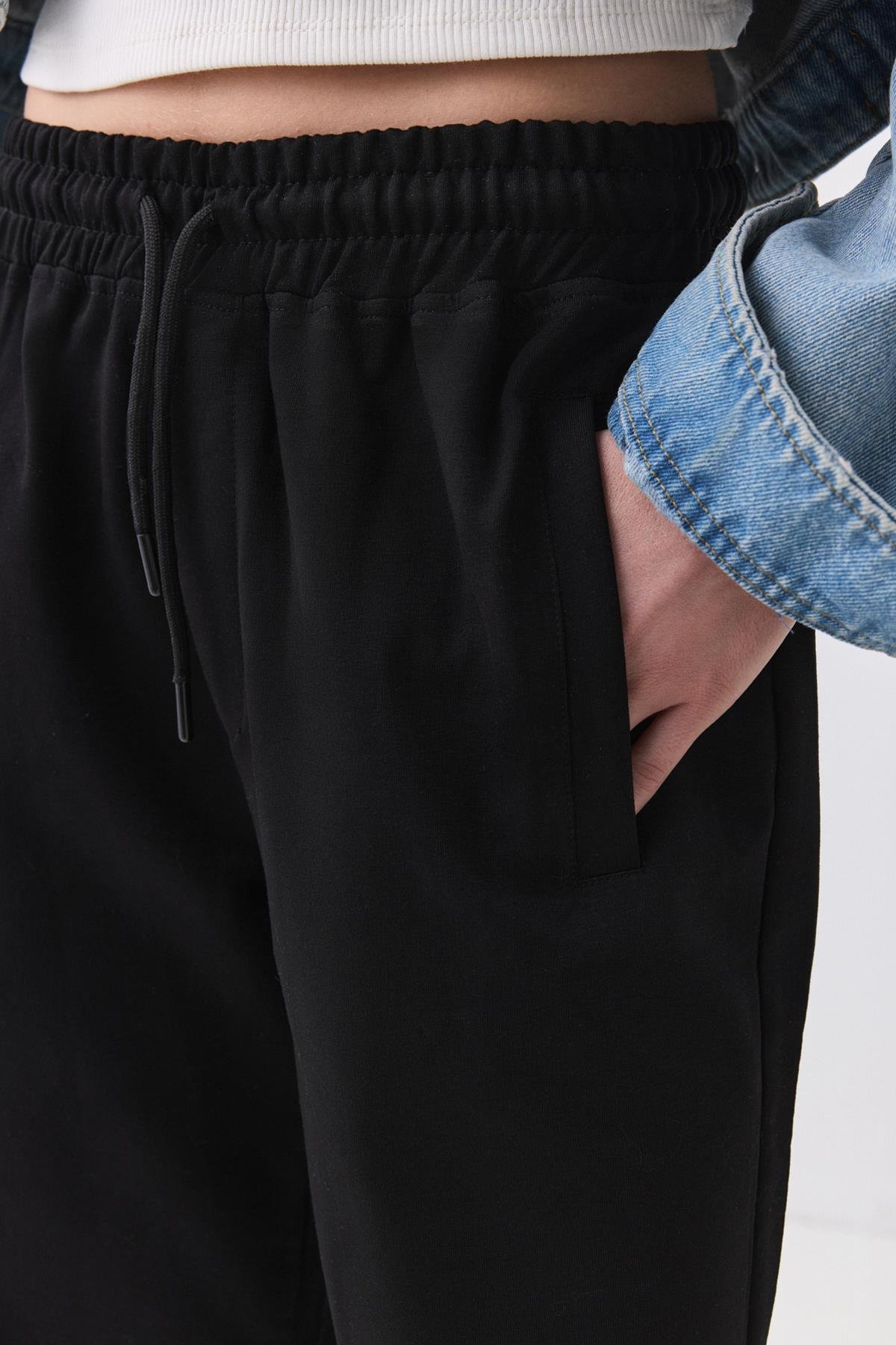 Unisex Comfort Şort Siyah 3016