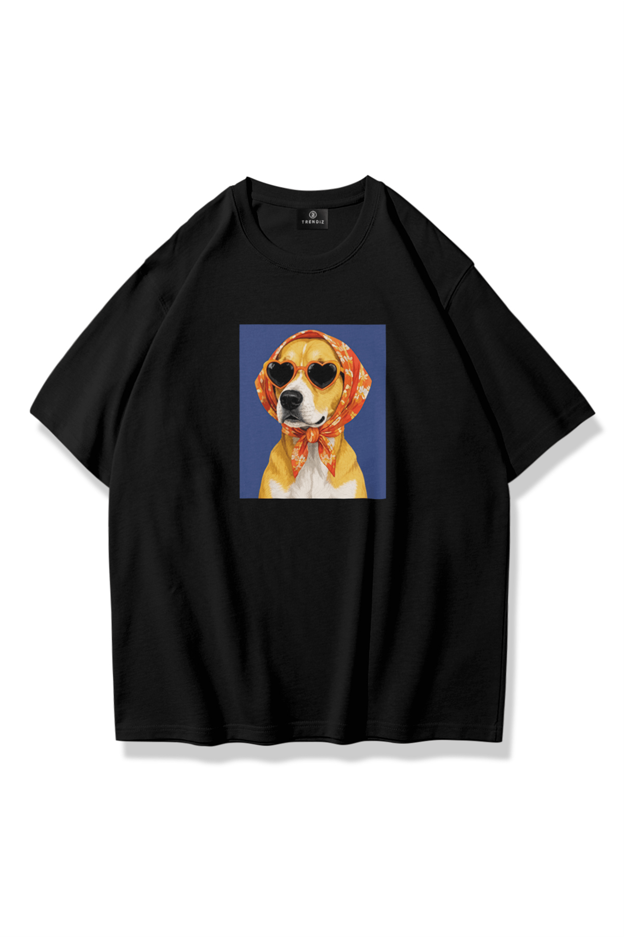 Unisex Madame Woof Tshirt Siyah