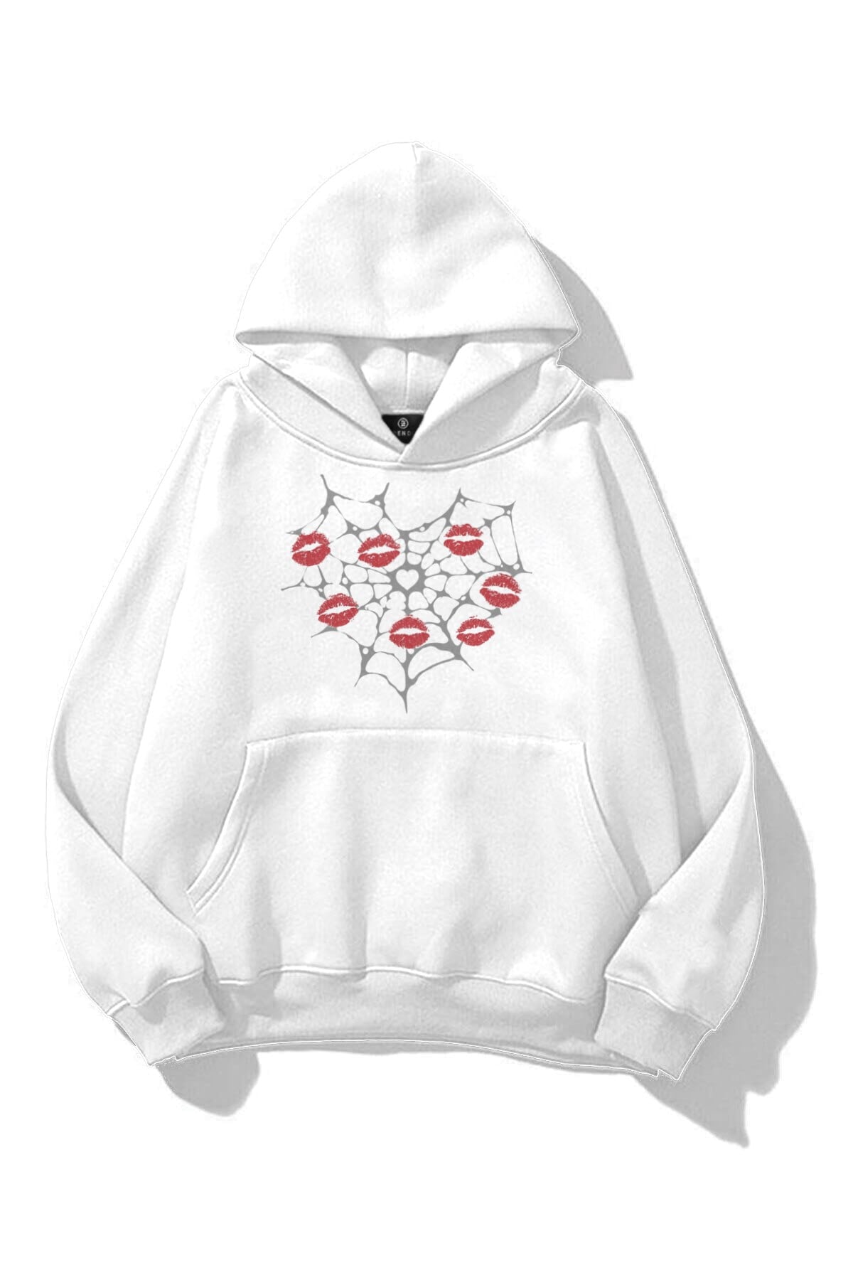 Unisex Telepatiche Sweatshirt Beyaz