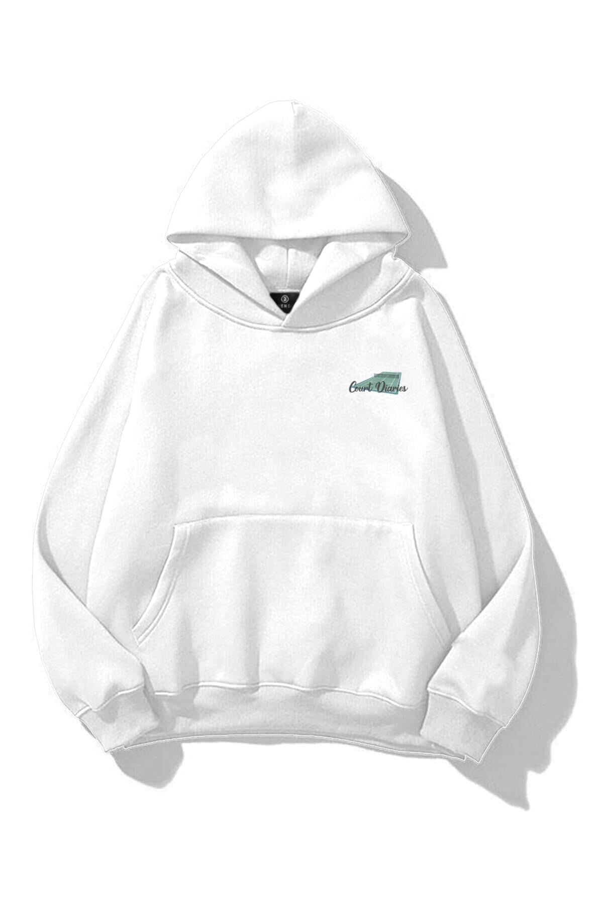 Kadın The Court Sweatshirt Beyaz