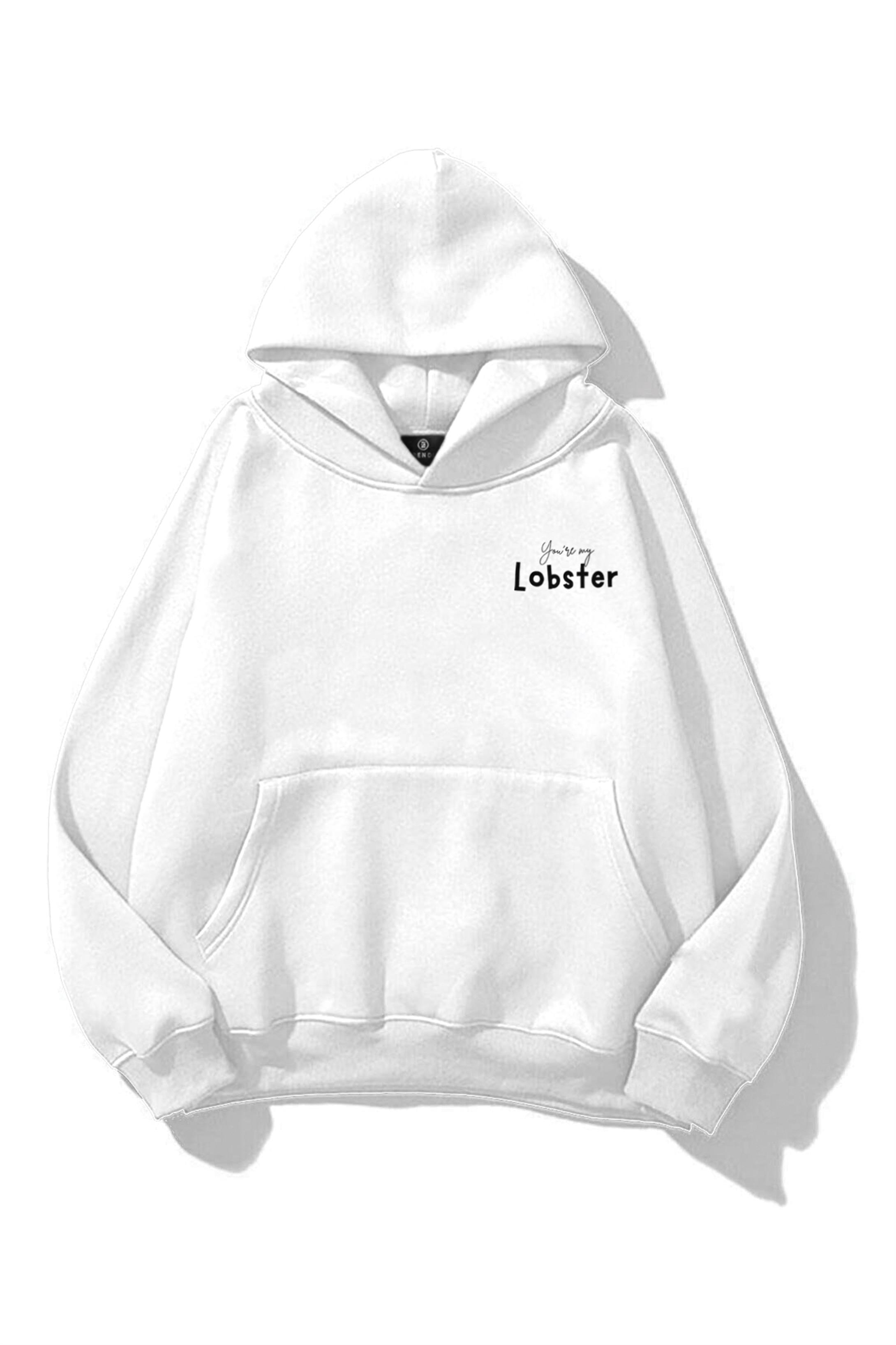 Unisex You are My Lobster Sweatshirt Beyaz