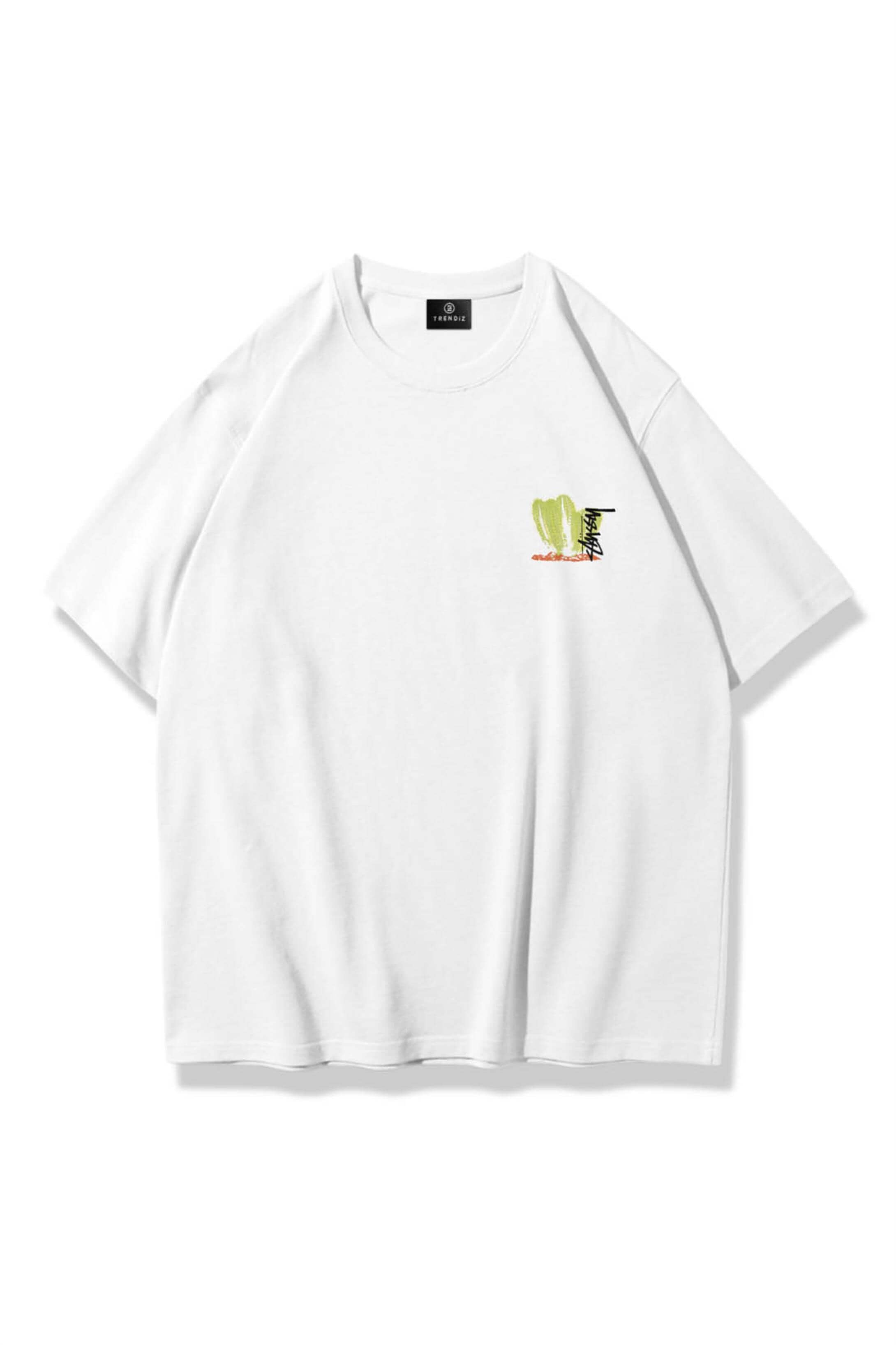 Unisex Desert Bloom Tshirt Beyaz