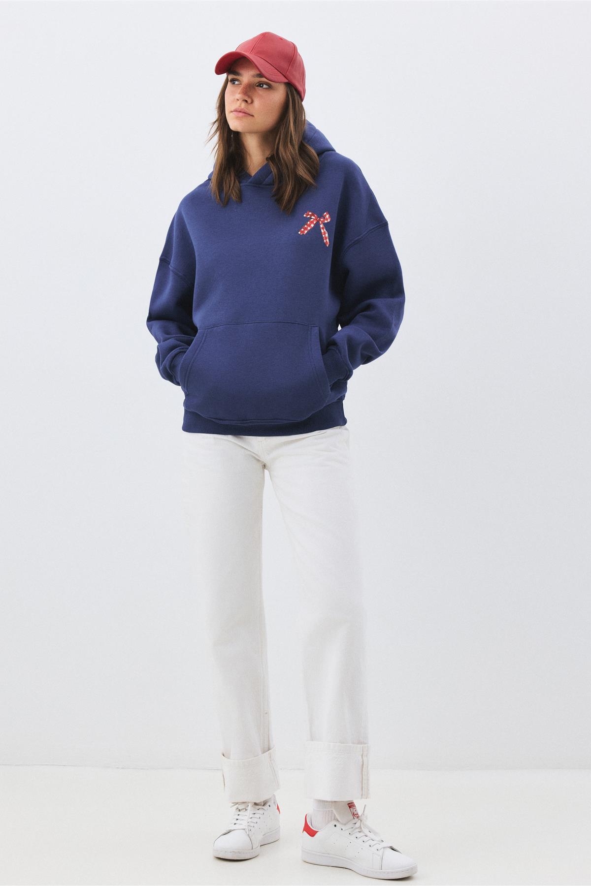 Kadın Fall is My Fave Sweatshirt İndigo