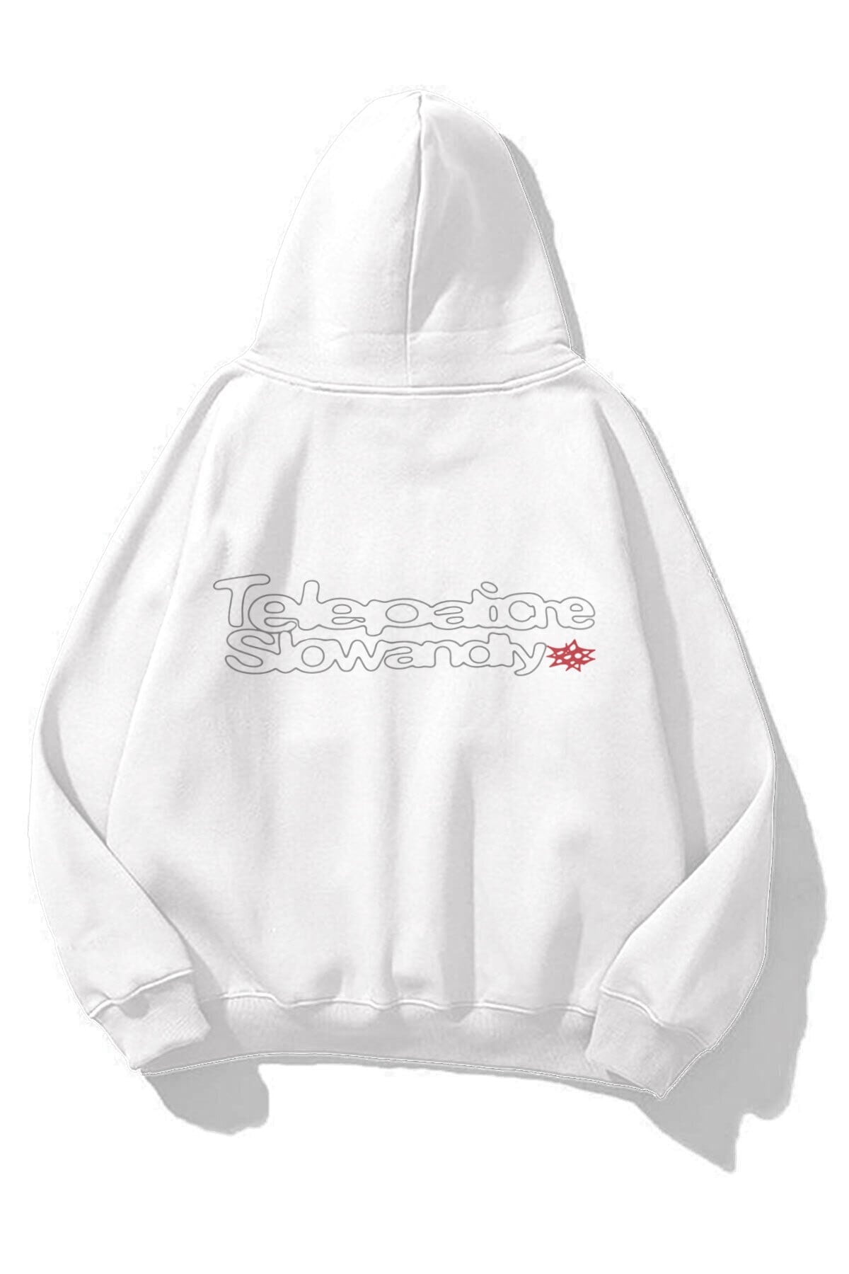 Unisex Telepatiche Sweatshirt Beyaz