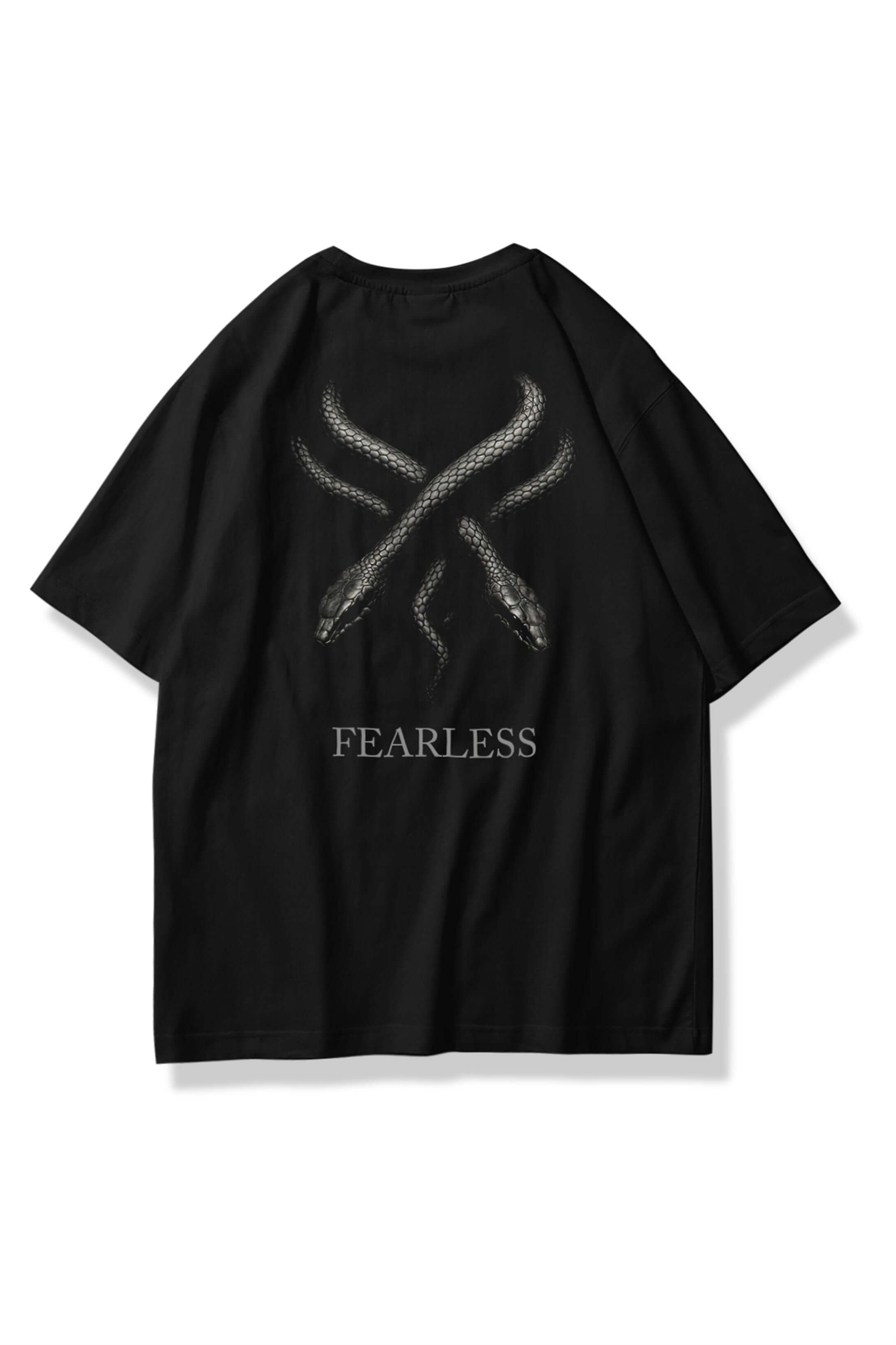 Unisex Fearless Tshirt Siyah
