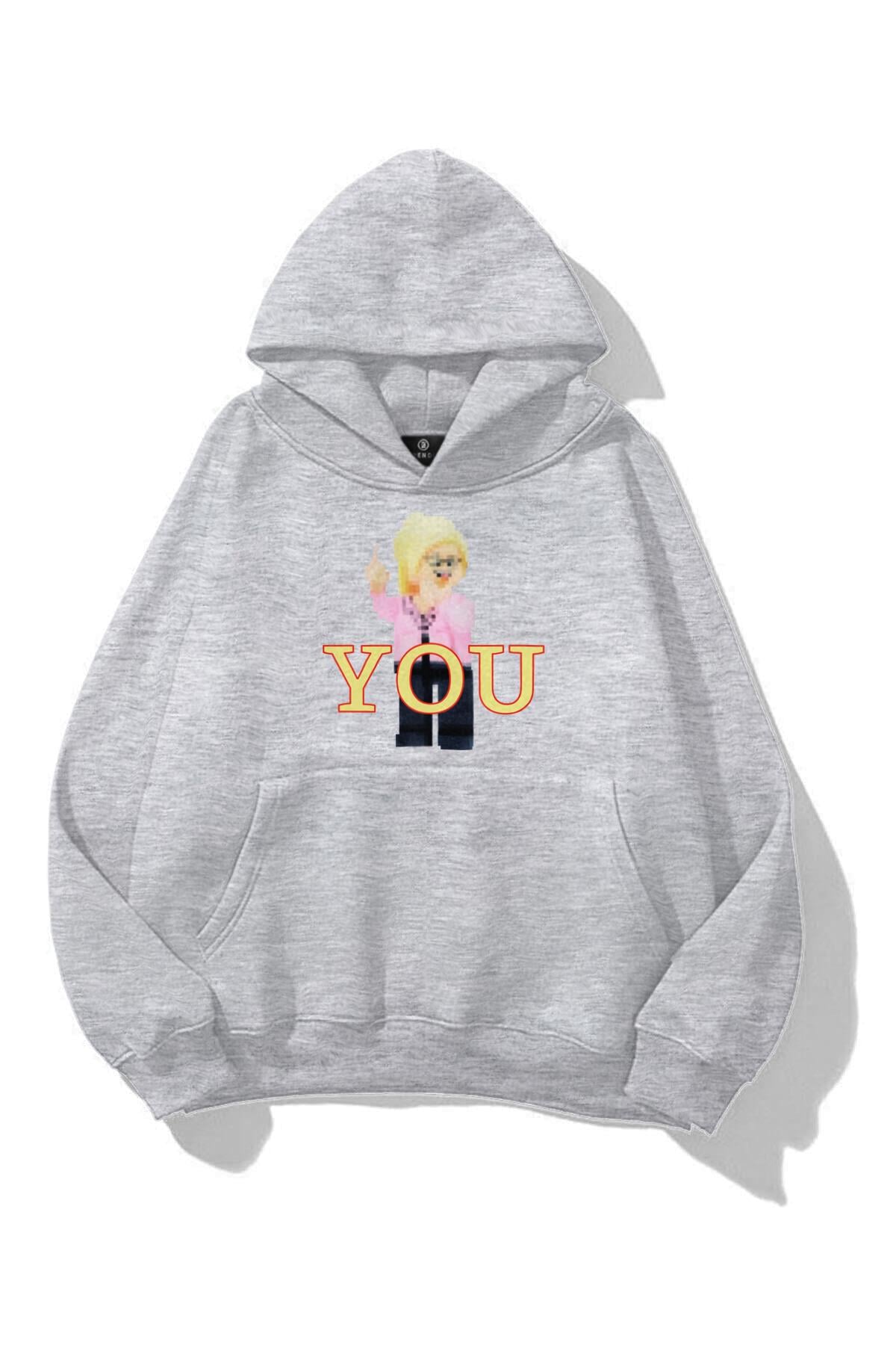 Unisex Pixel F You Sweatshirt Grimelanj