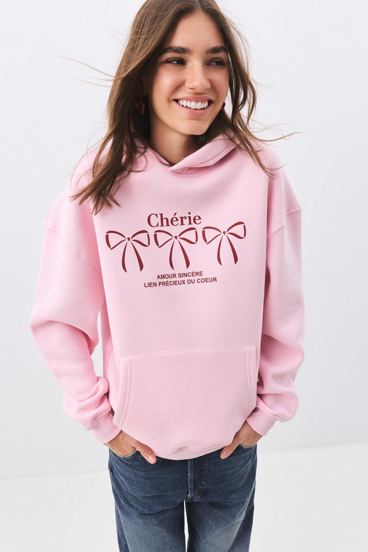 Kadın Cherie Sweatshirt Pembe