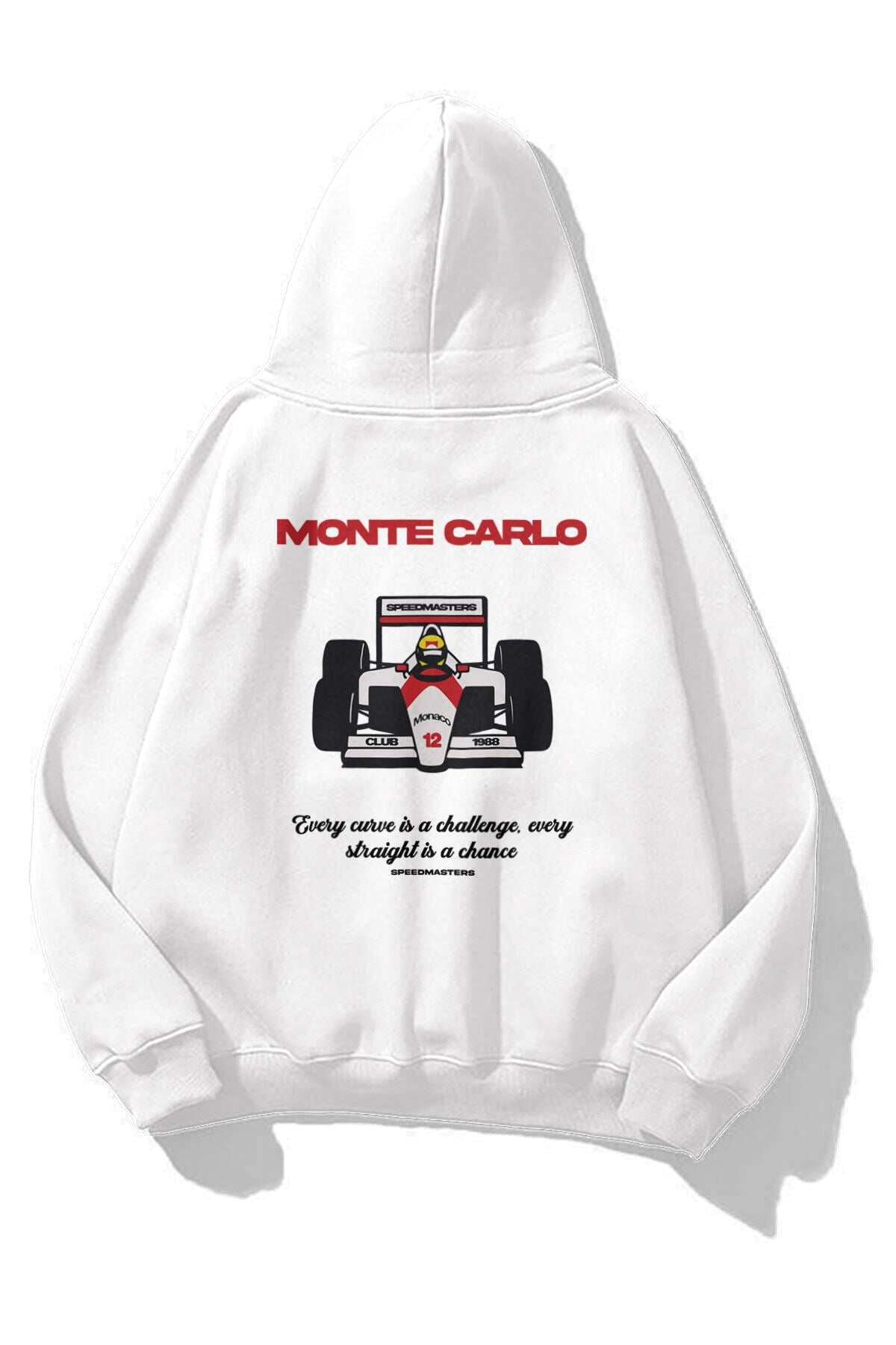 Unisex Monte Carlo Sweatshirt Beyaz
