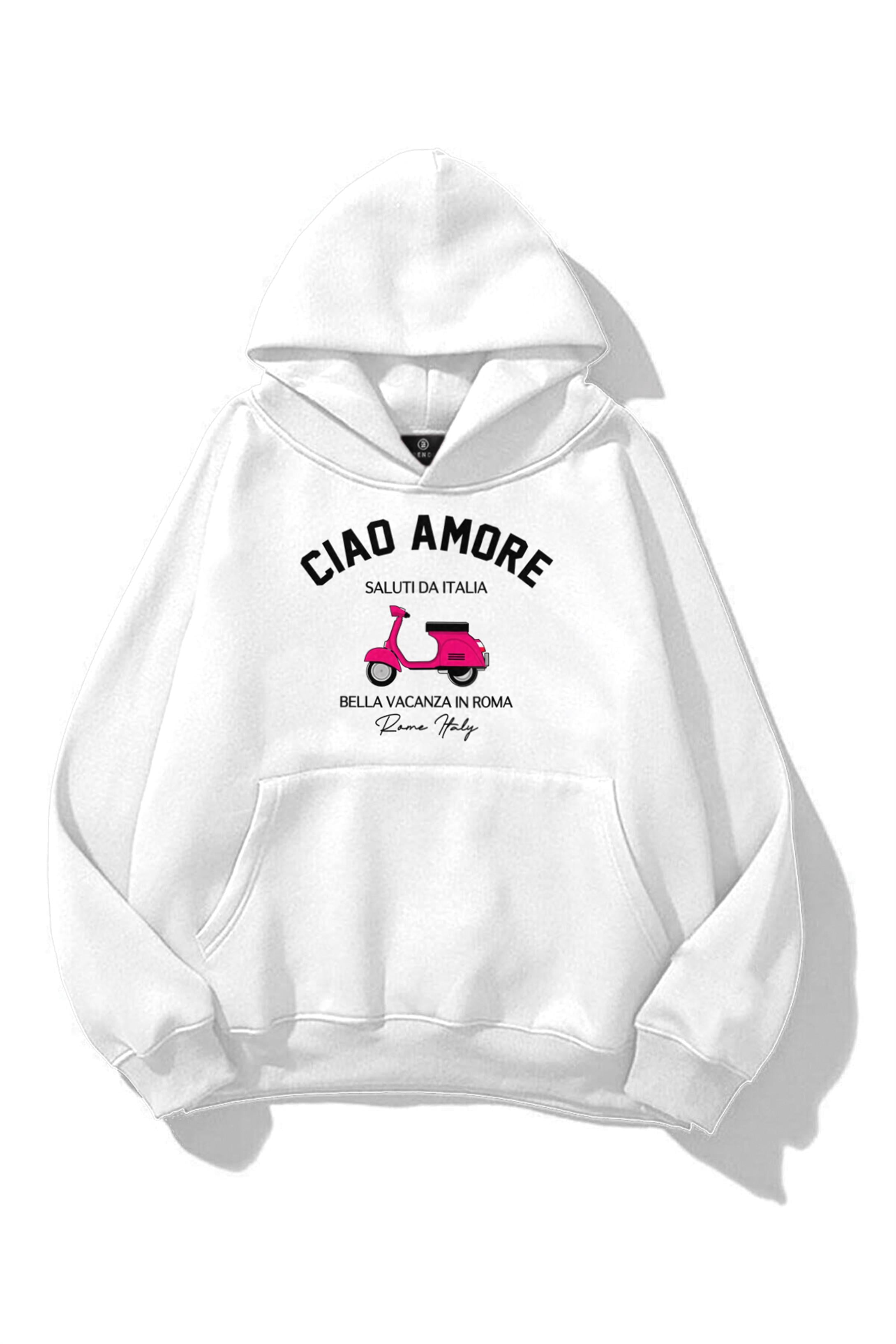 Kadın Ciao Amore Sweatshirt Beyaz