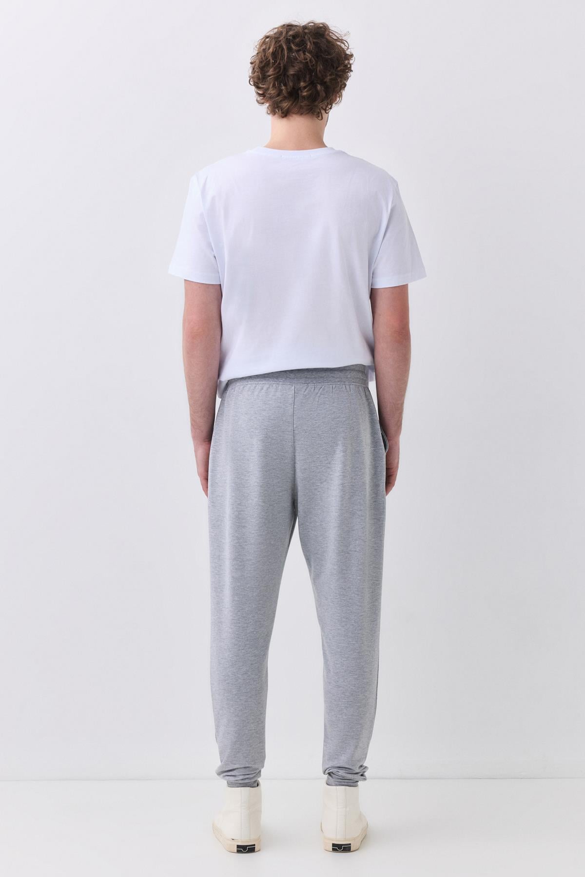 Unisex Mevsimlik Paçası Lastikli Eşofman Altı Grimelanj 2044