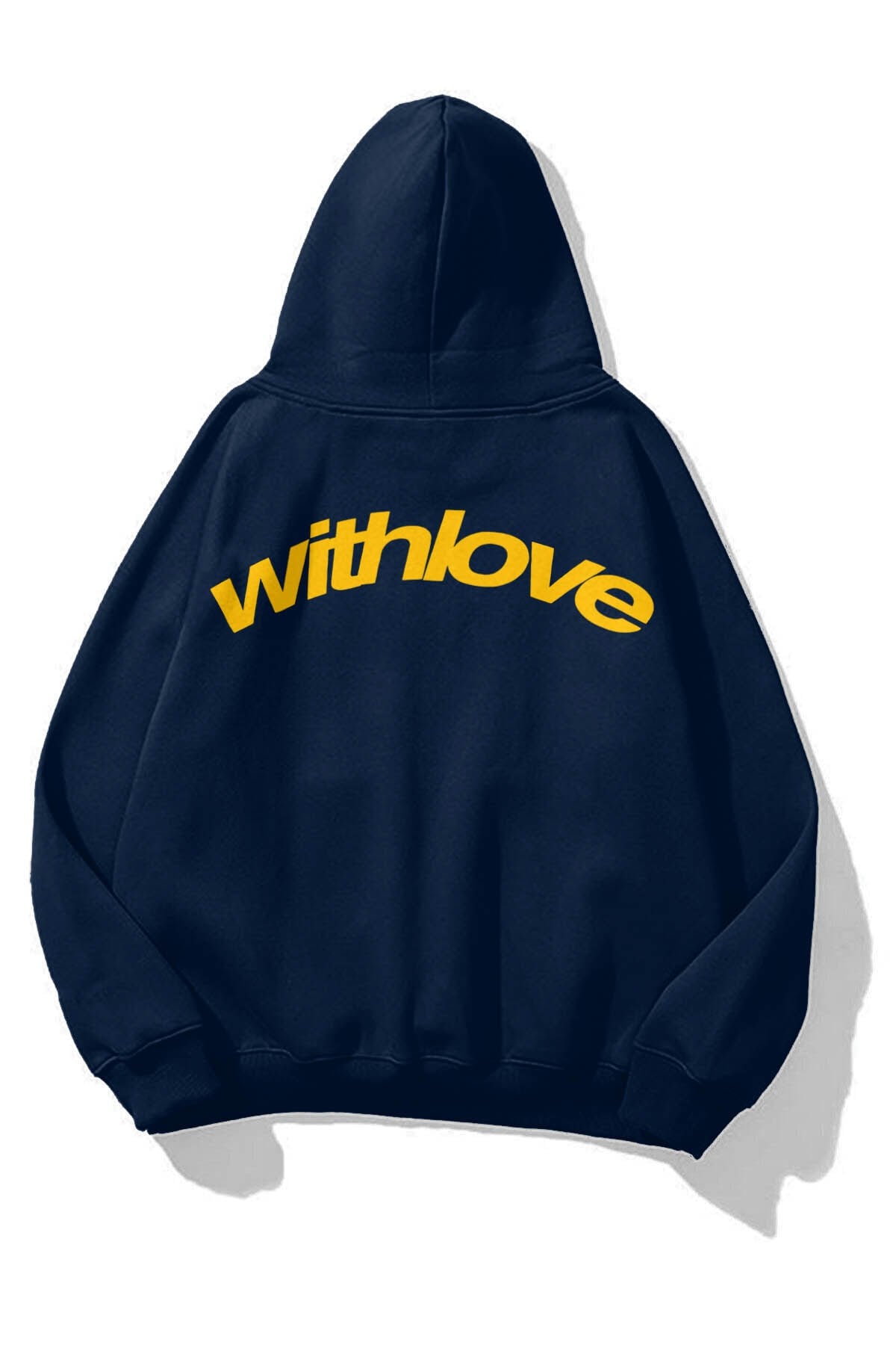 Unisex with Love Sweatshirt Lacivert