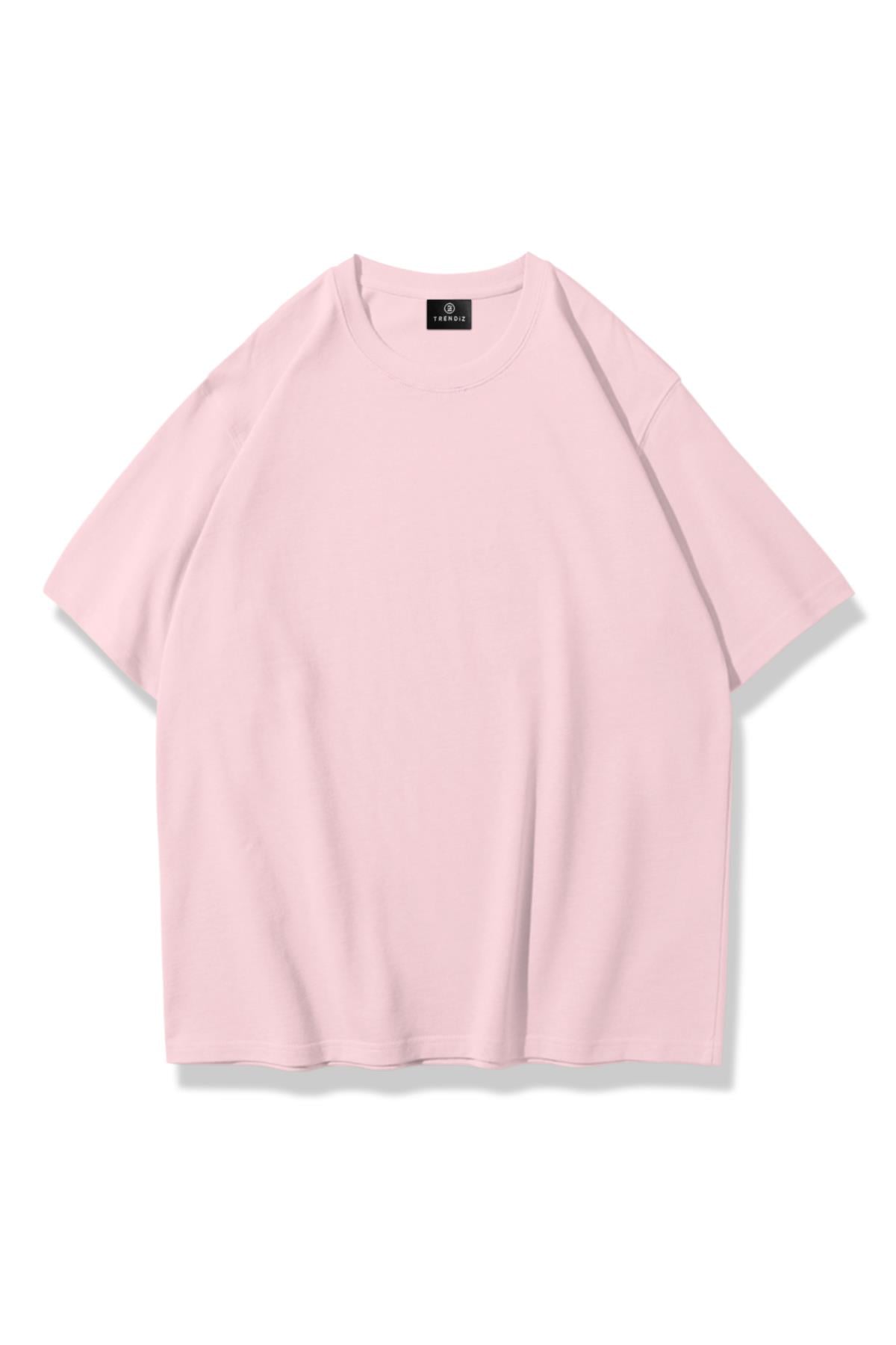 Unisex Pink Butter Tshirt Pembe