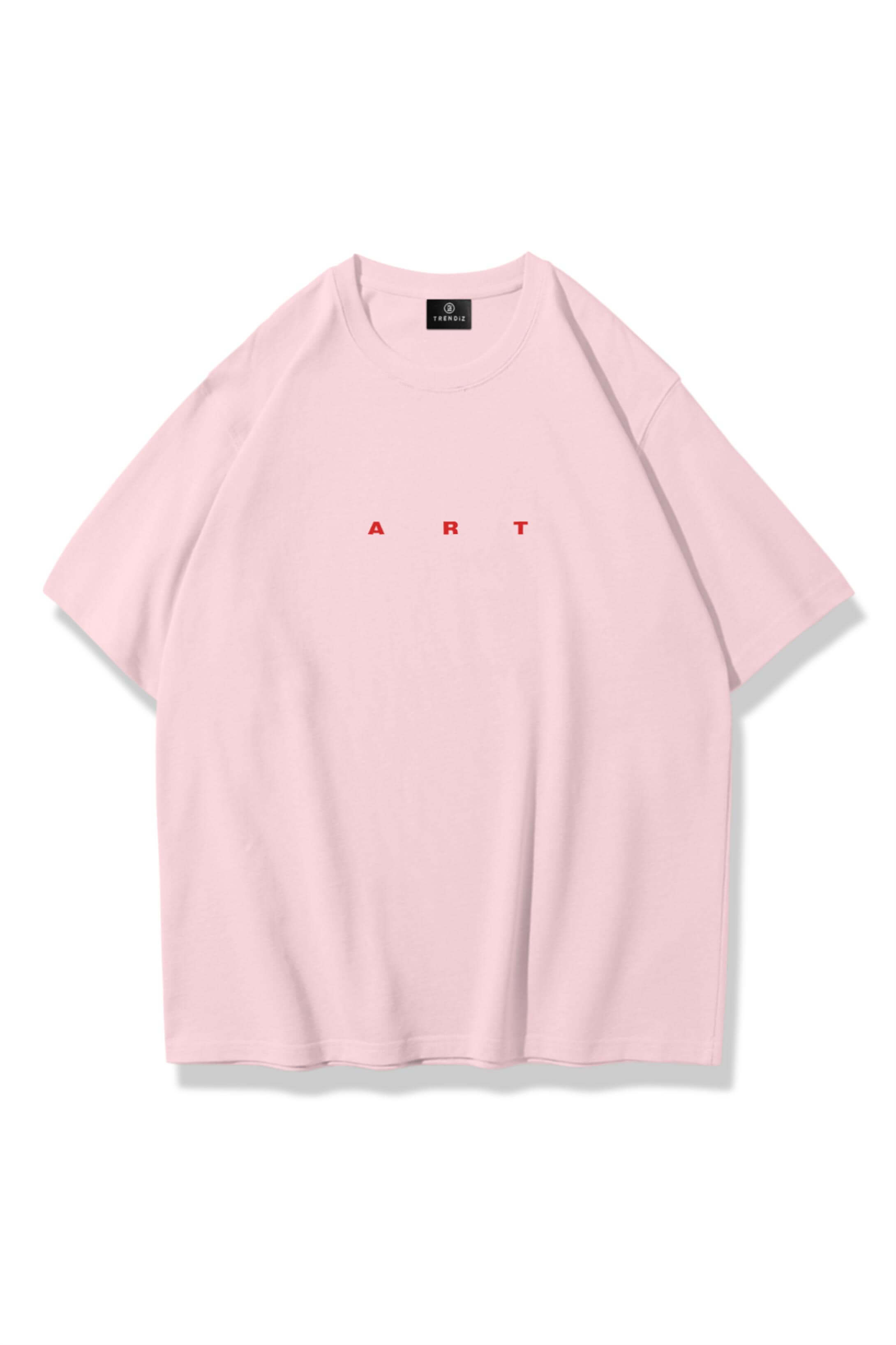 Unisex Art isnt Dying Tshirt Pembe