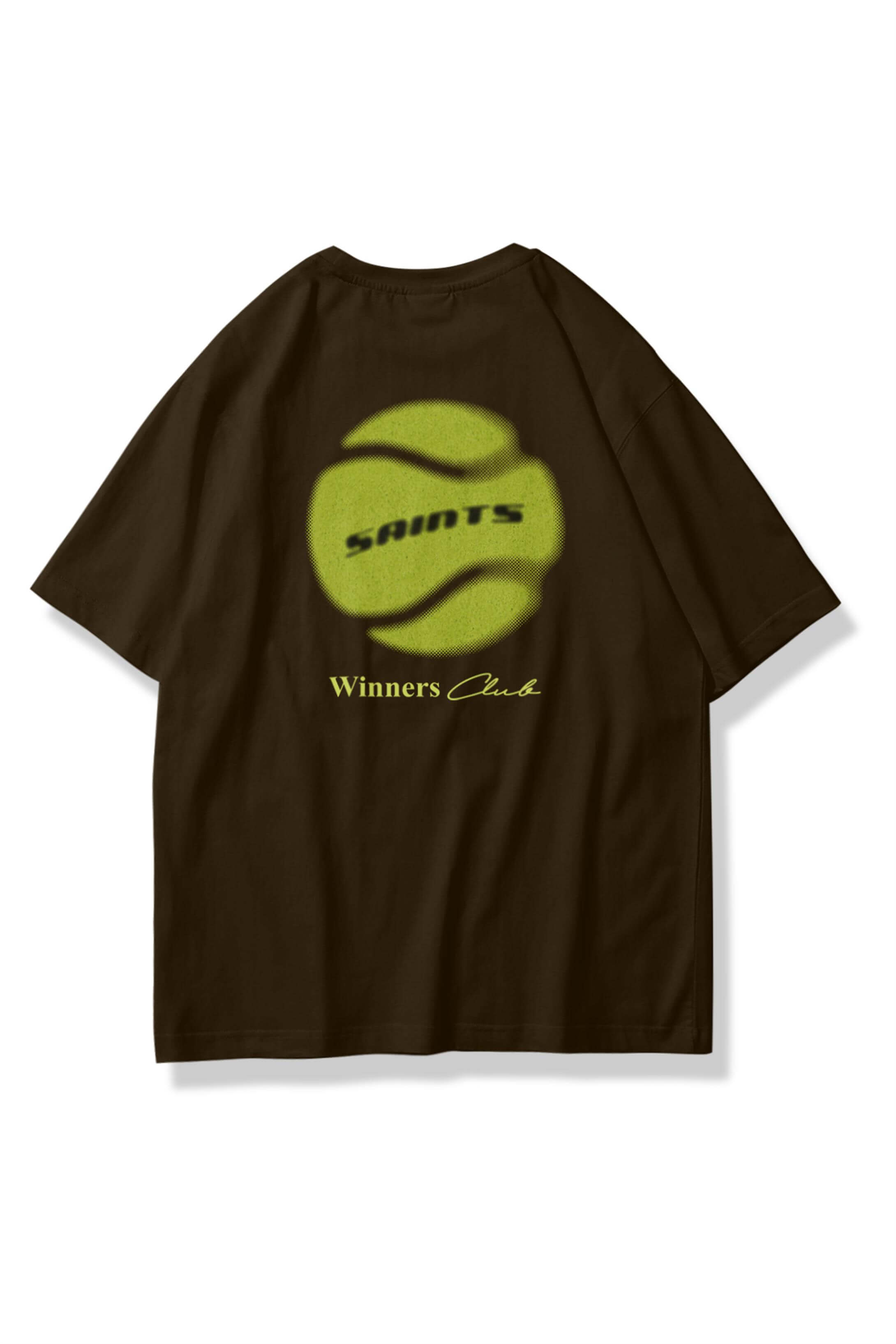 Unisex Saints Winner Club Tshirt Kahve