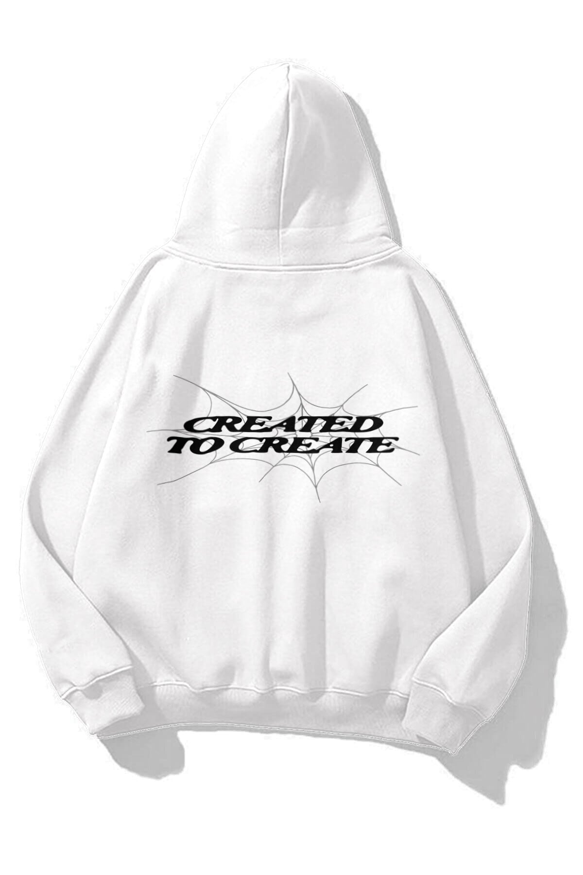 Unisex Slowandly Spider Sweatshirt Siyah