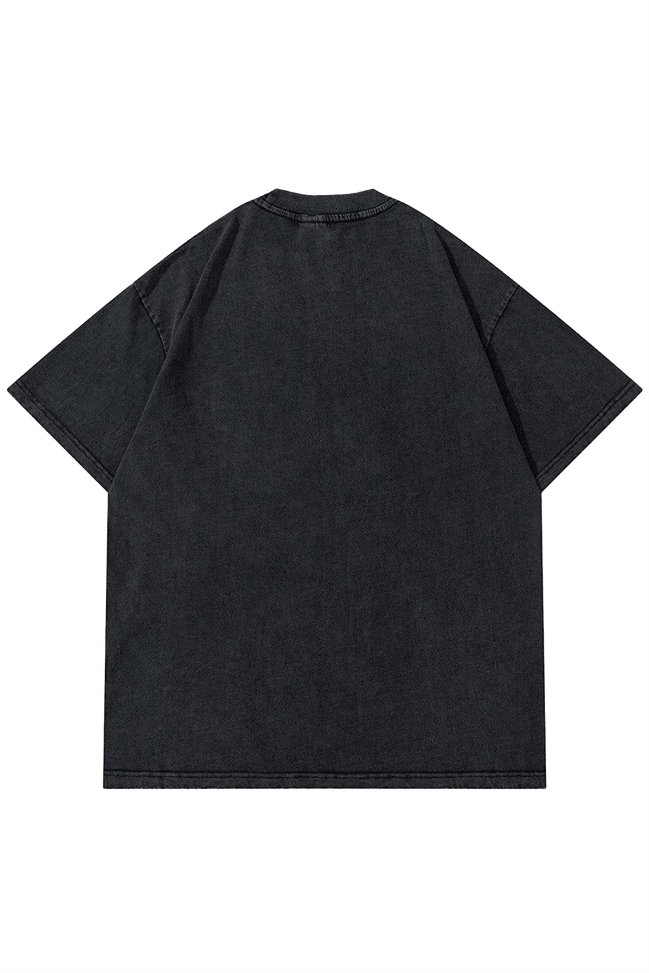 Unisex Megadeth Radioactive Yıkamalı Tshirt Antrasit
