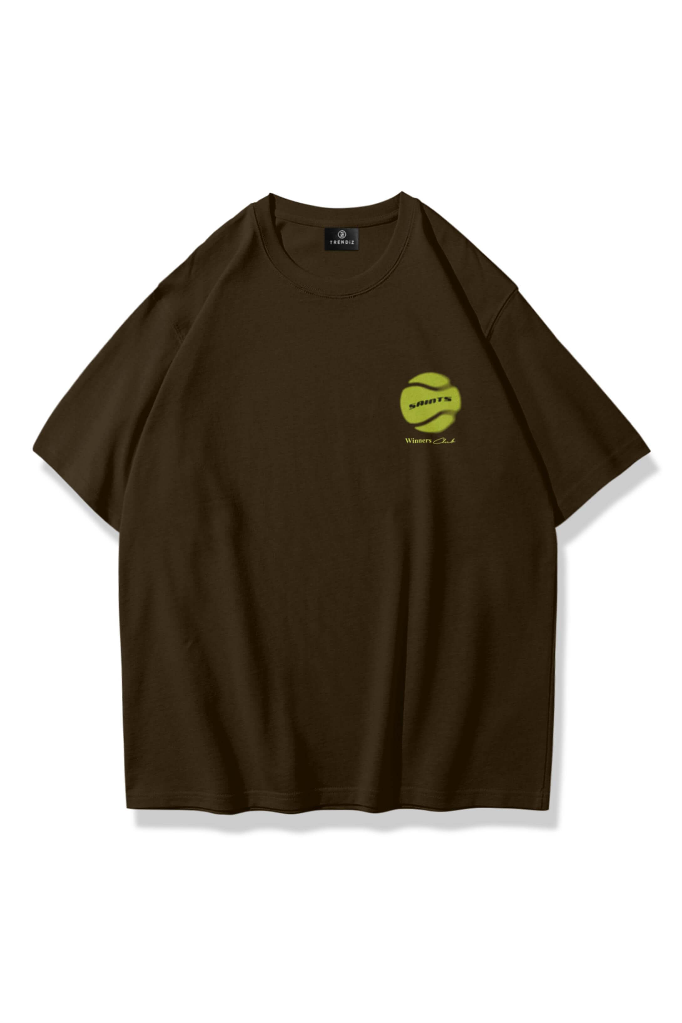 Unisex Saints Winner Club Tshirt Kahve