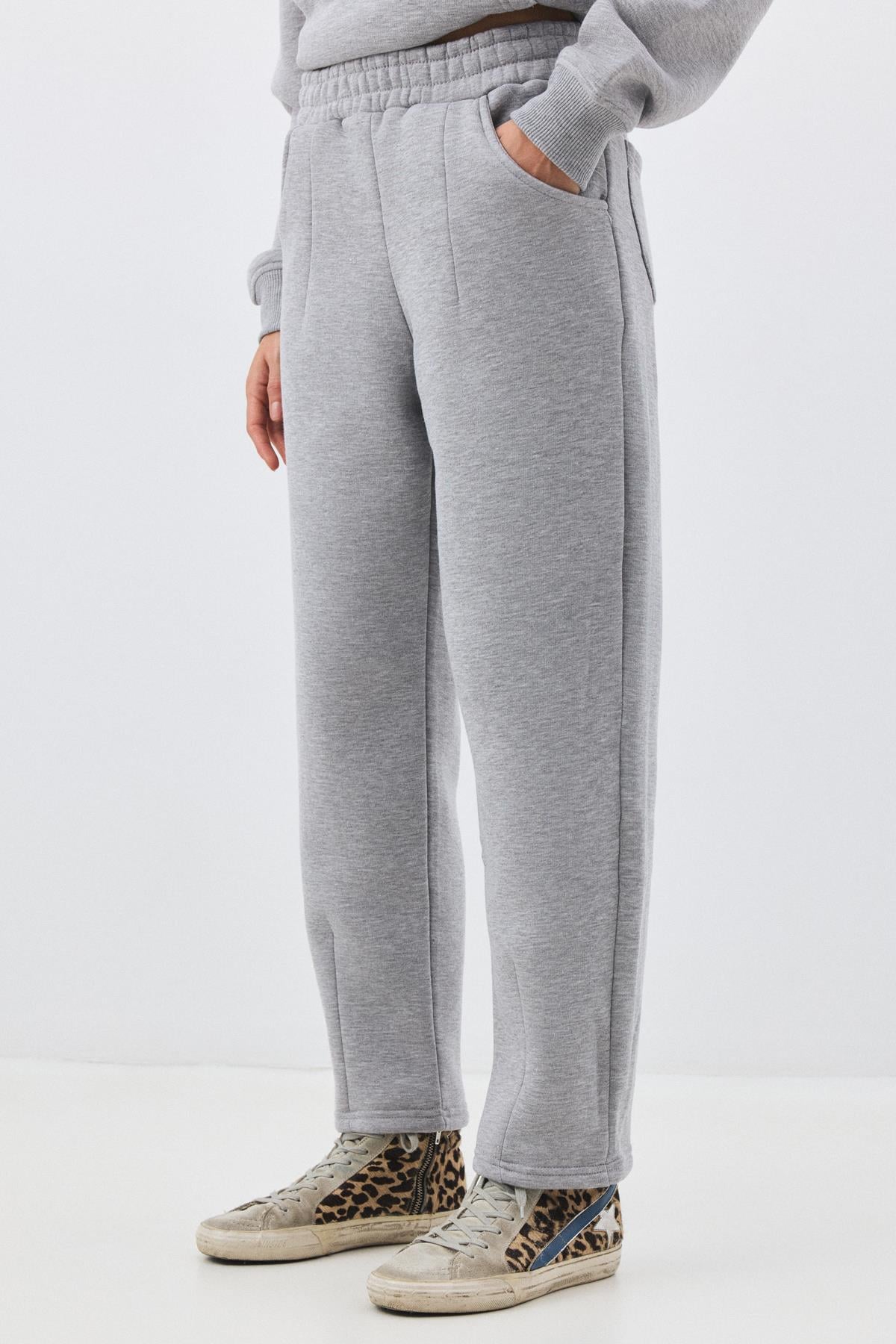 Kadın Premium Cep Detaylı Eşofman Altı Grimelanj 2033