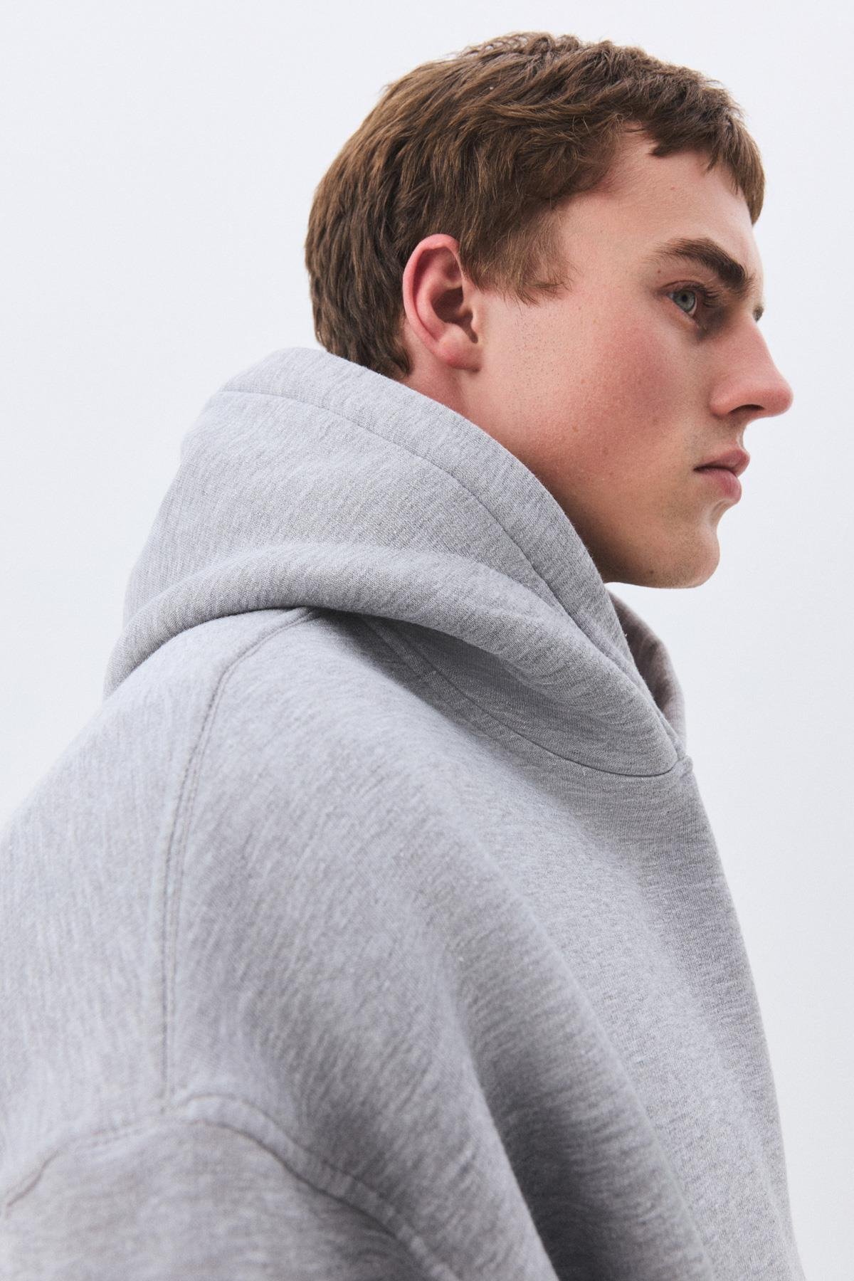 Erkek Premium Kapşonlu Cep Detaylı Eşofman Takımı Grimelanj 2033