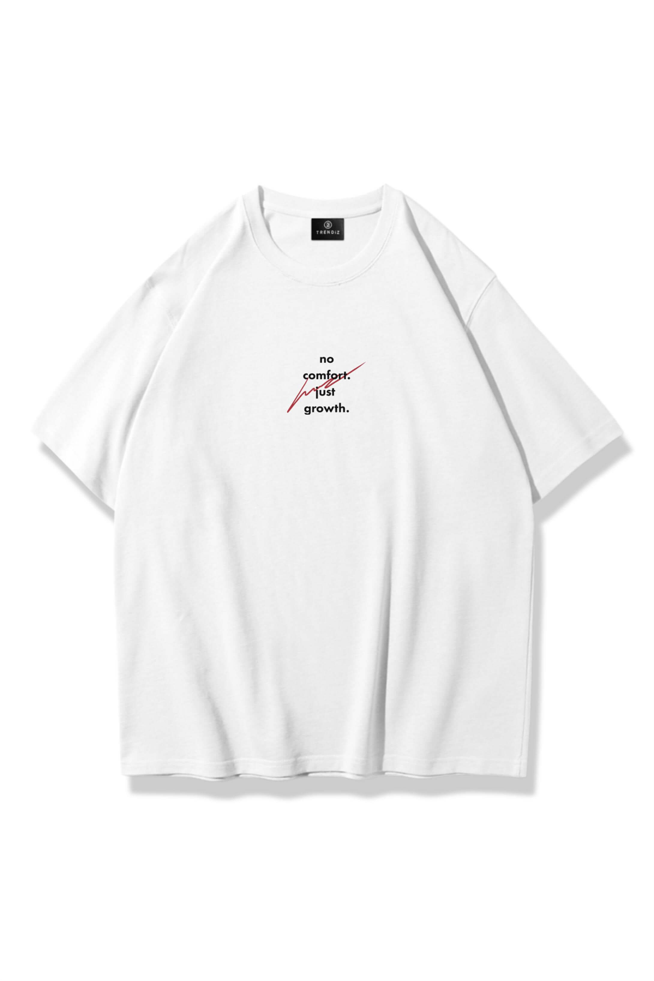 Unisex No Comfort Tshirt Beyaz