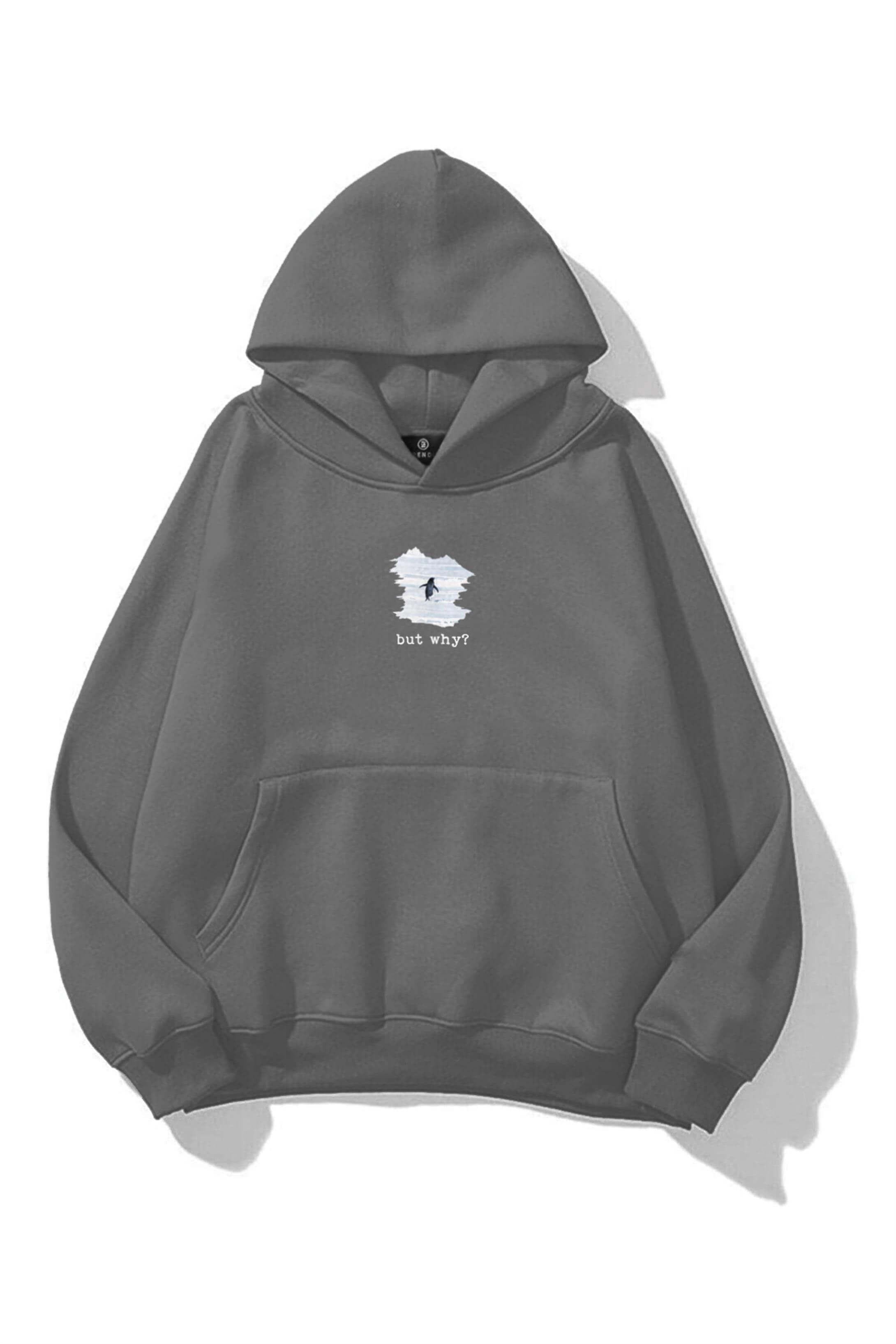 Unisex Lone Penguin Sweatshirt Antrasit