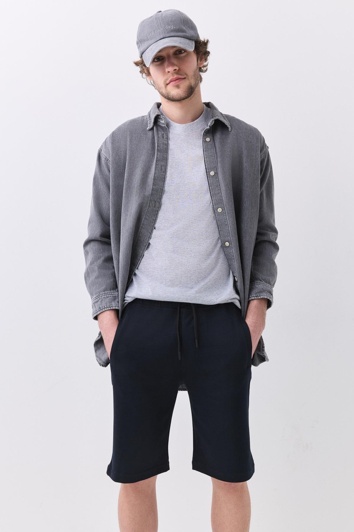 Unisex Comfort Şort Siyah 3111