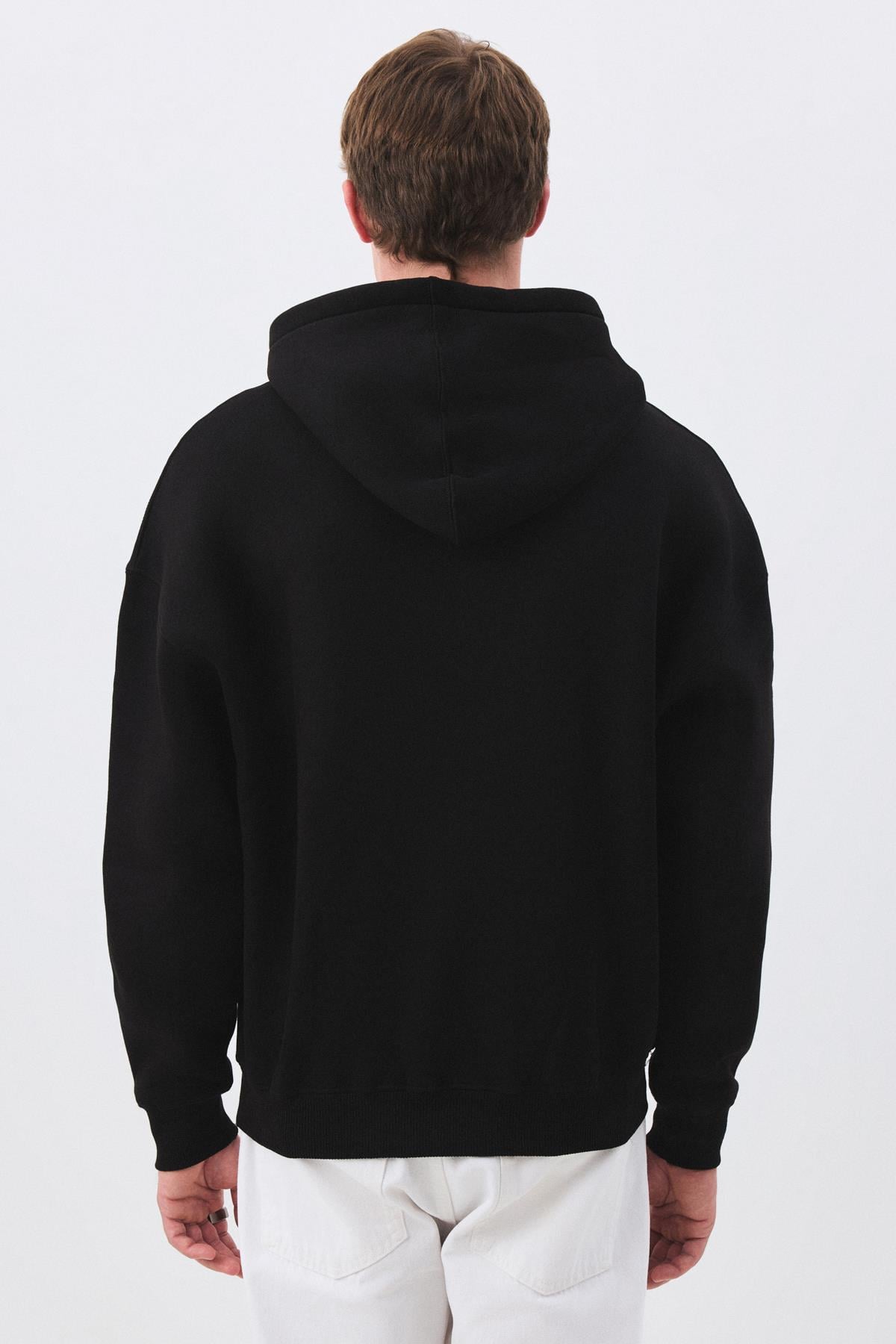Unisex Rough Leopar Sweatshirt Siyah