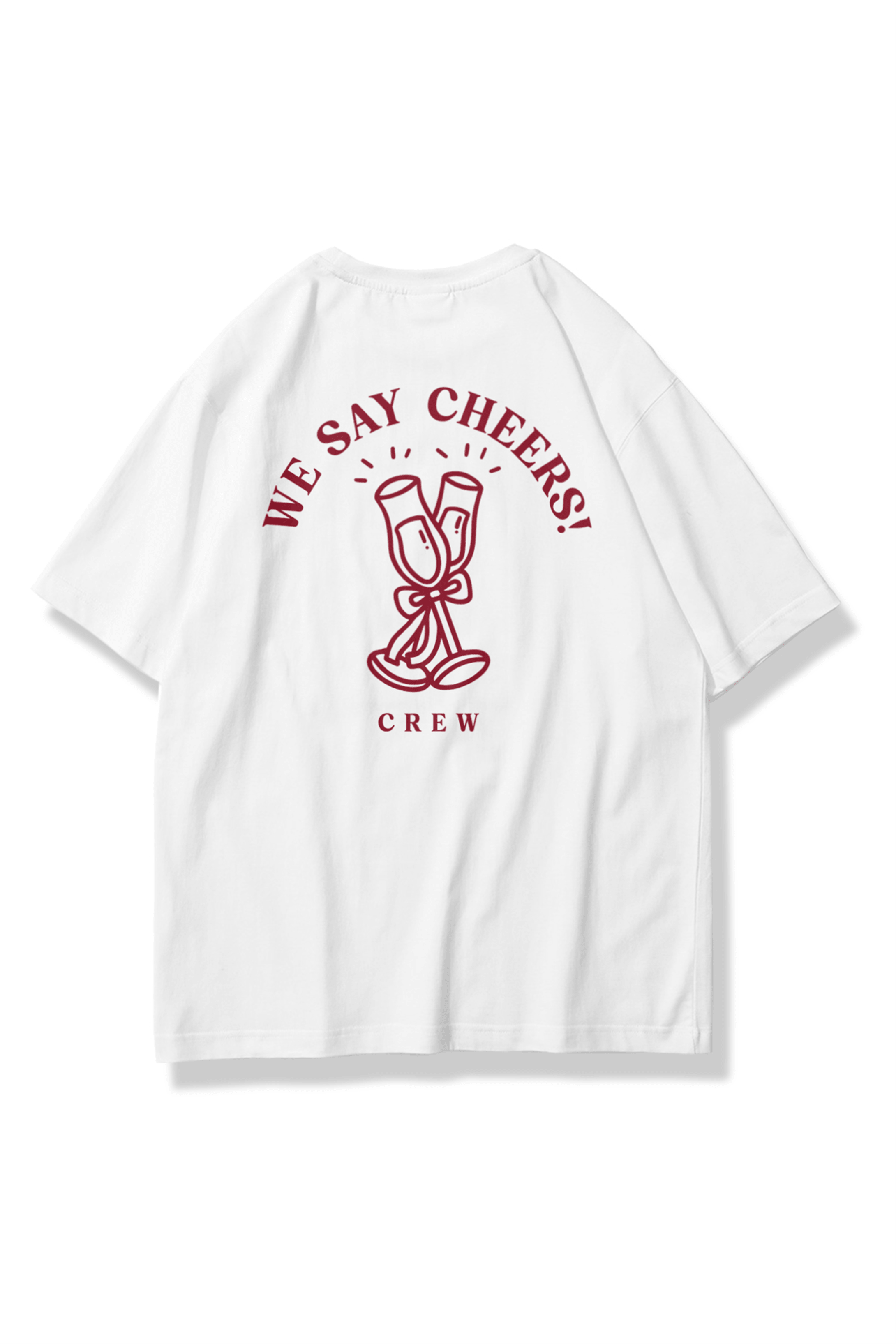 Kadın We Say Cheers Tshirt Beyaz