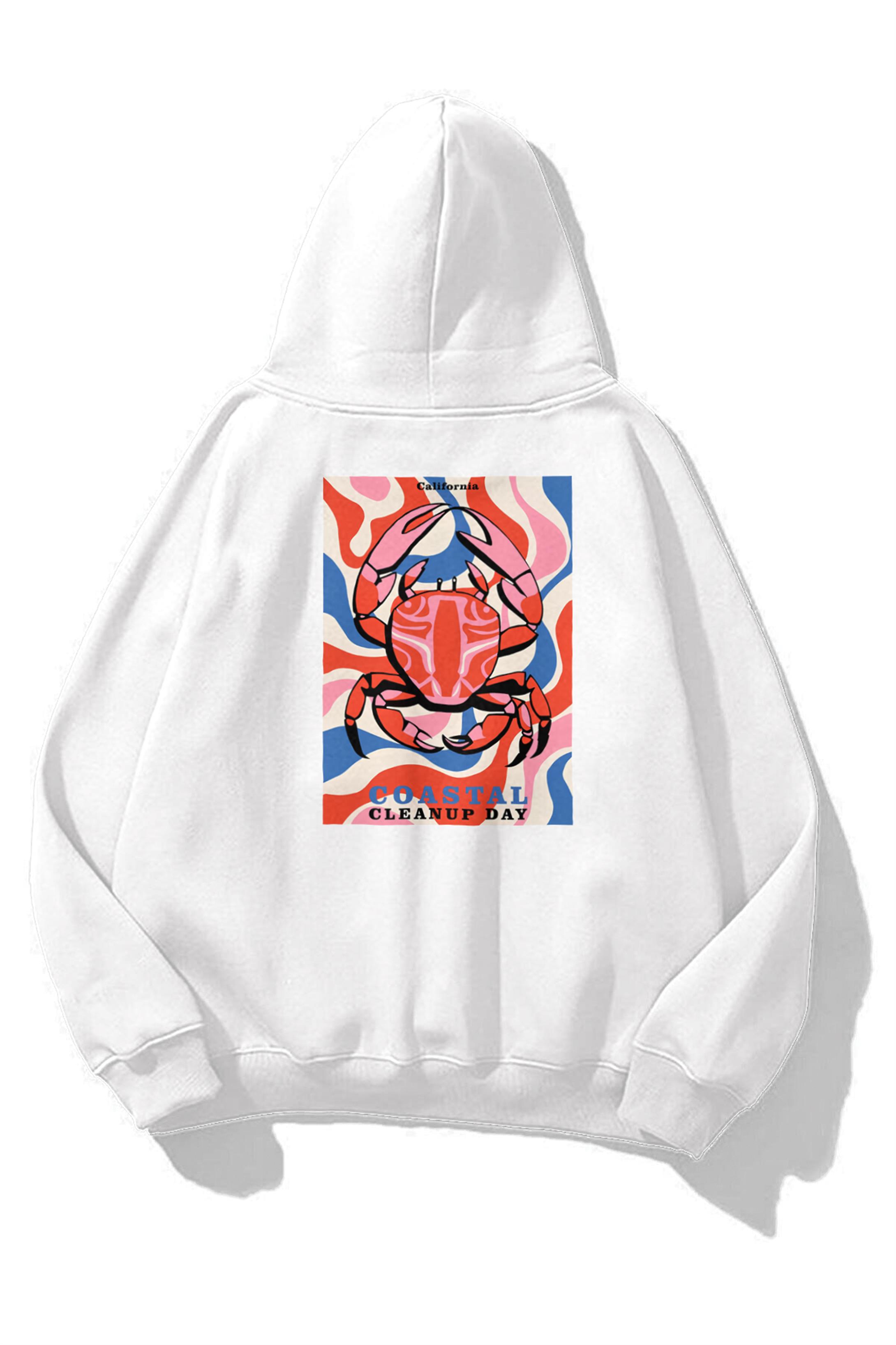 Unisex California Lobster Sweatshirt Beyaz