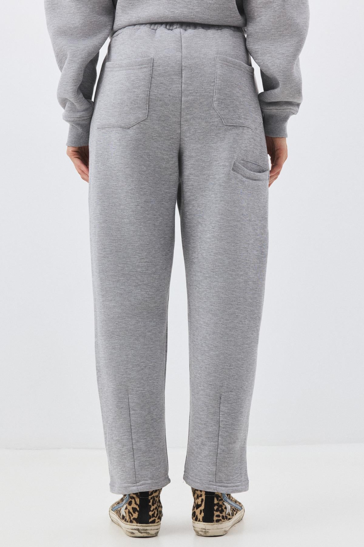 Kadın Premium Cep Detaylı Eşofman Altı Grimelanj 2033