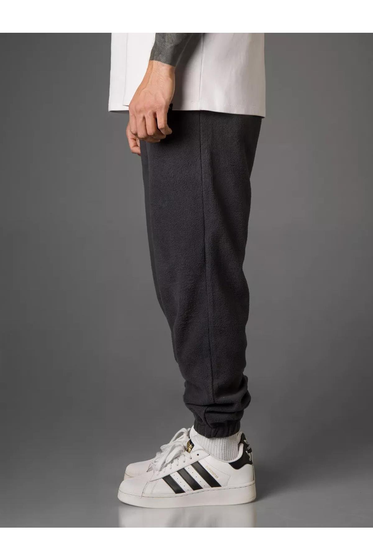 Unisex Polar Eşofman Altı Siyah 2043