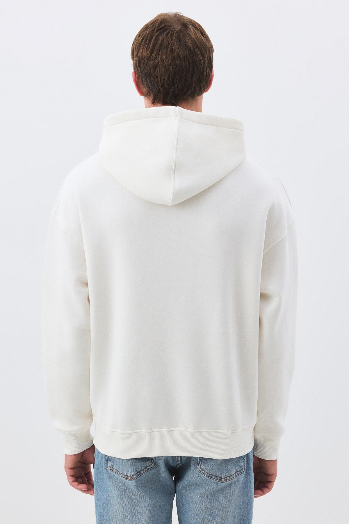 Unisex My Anxiety is Chronic Sweatshirt Beyaz