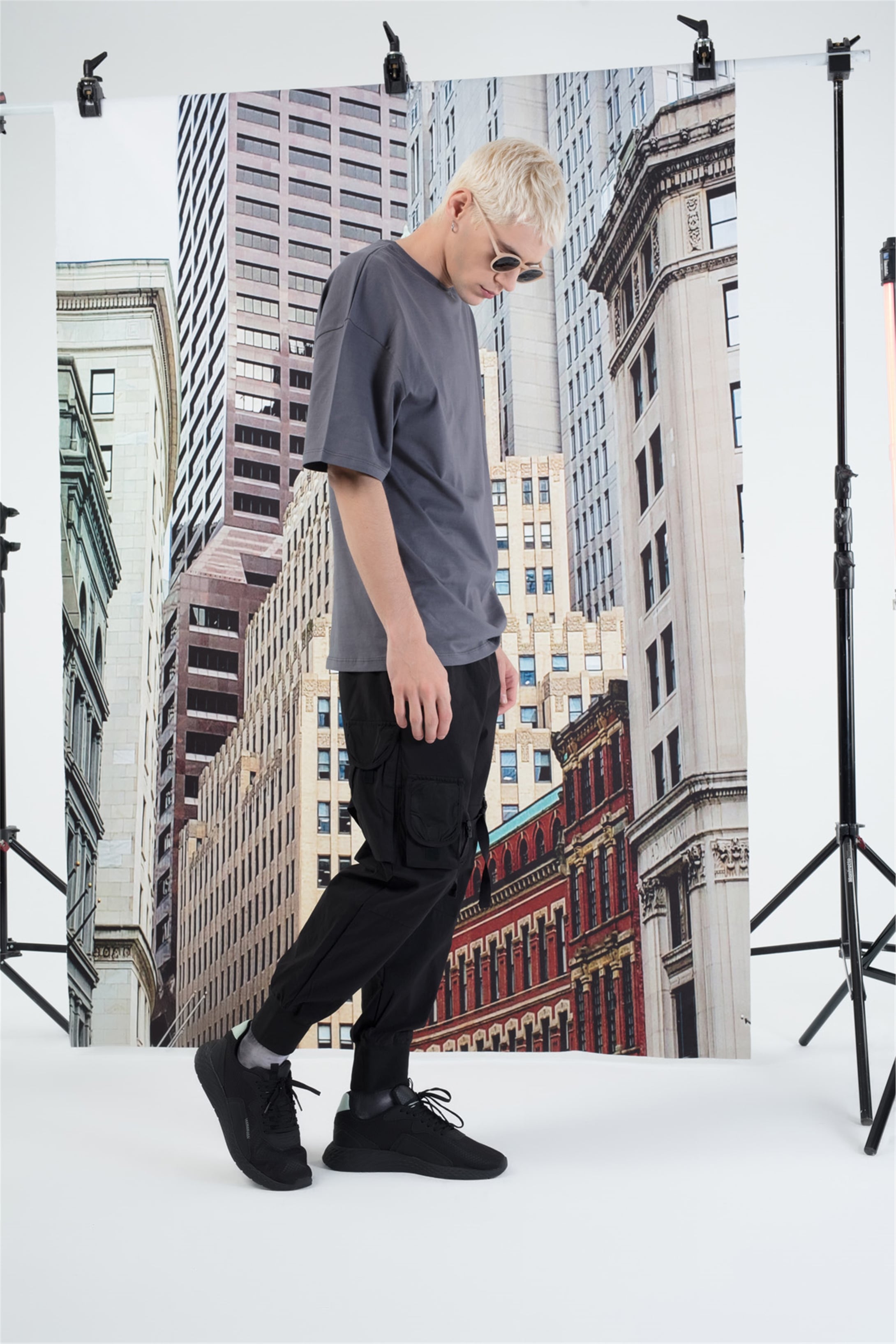 Trendiz Basic Erkek Tshirt Antresit