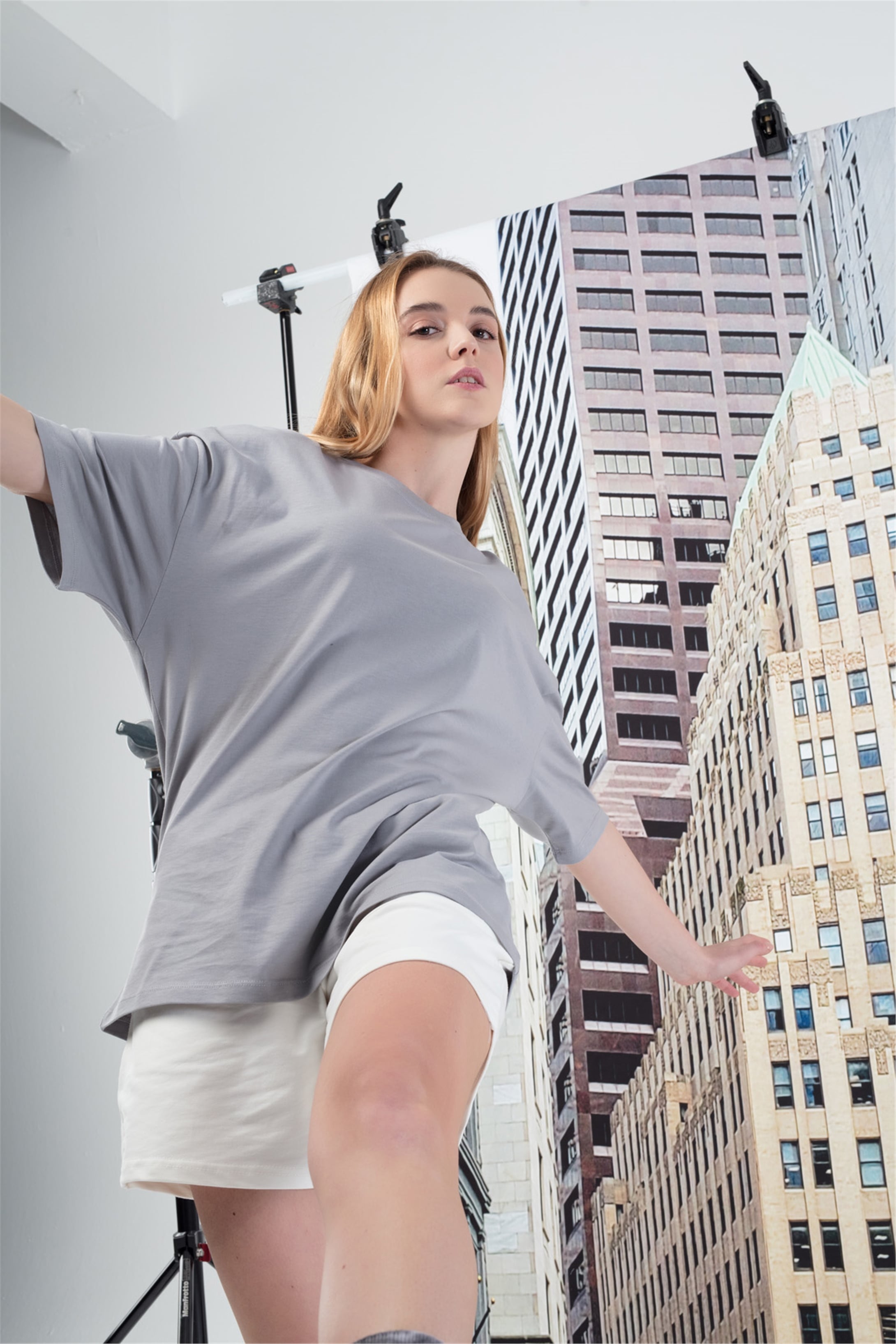 Trendiz Basic Kadın Tshirt Gri