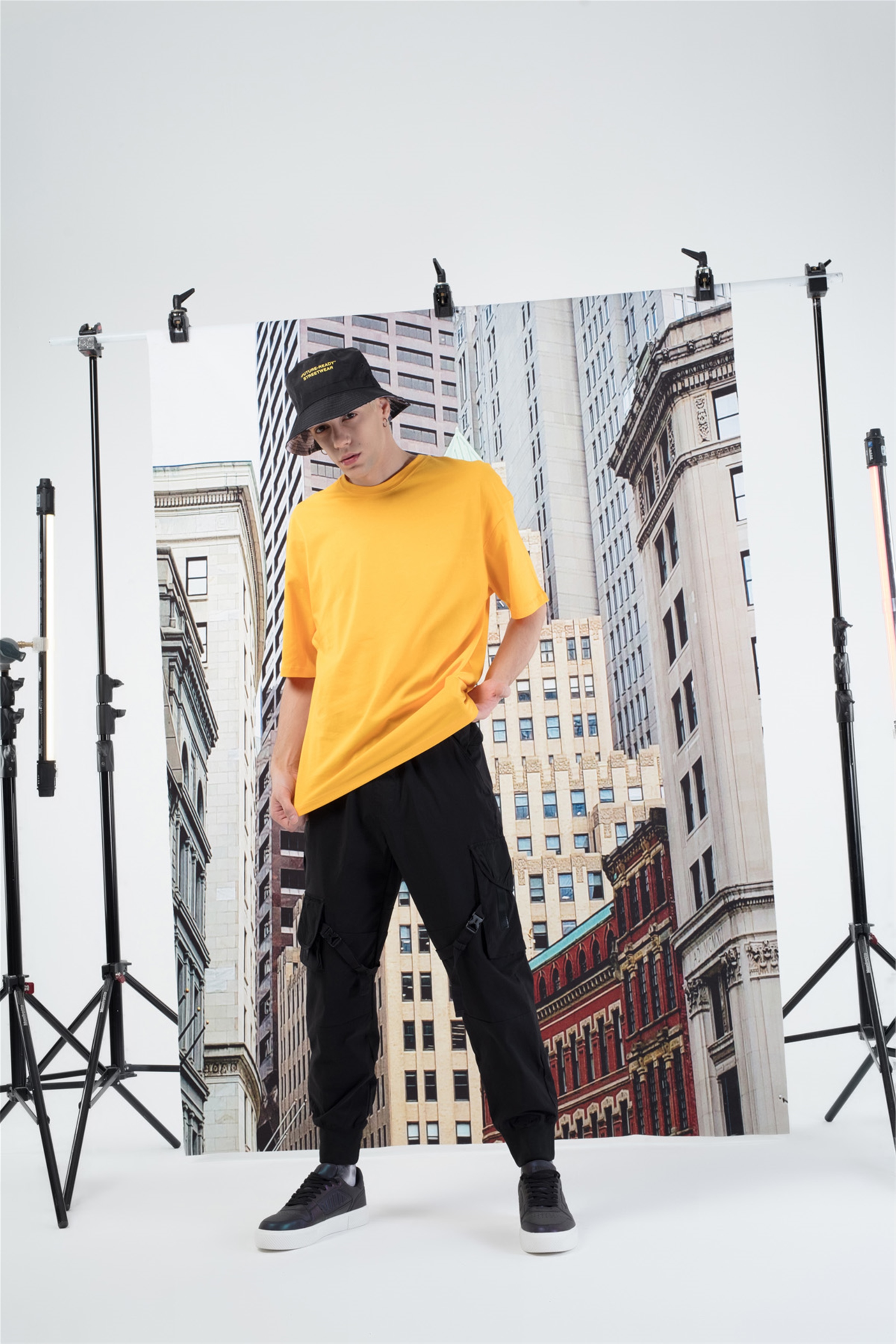 Trendiz Basic Erkek Tshirt Sarı