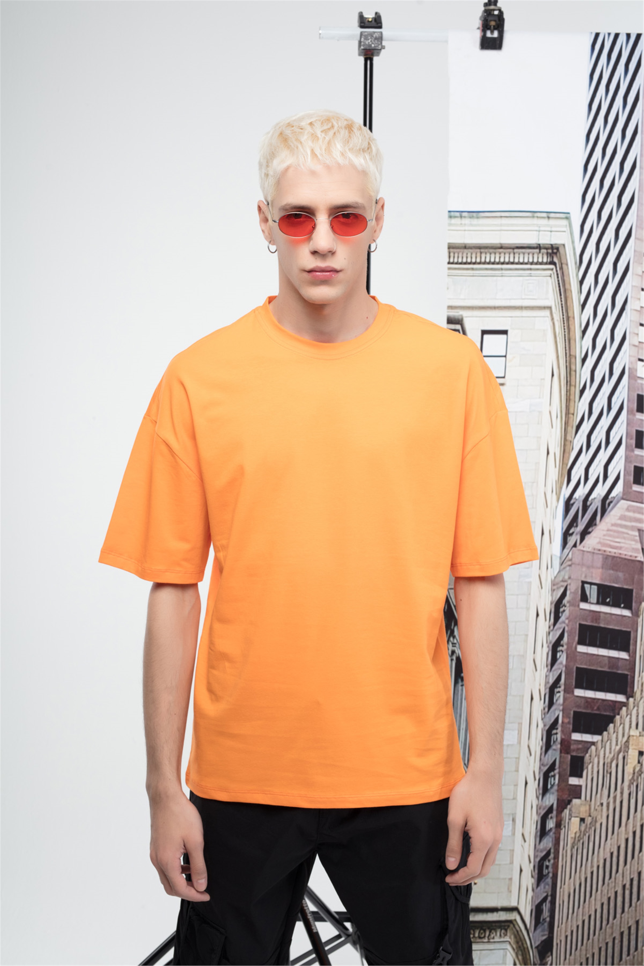 Trendiz Basic Erkek Tshirt Turuncu