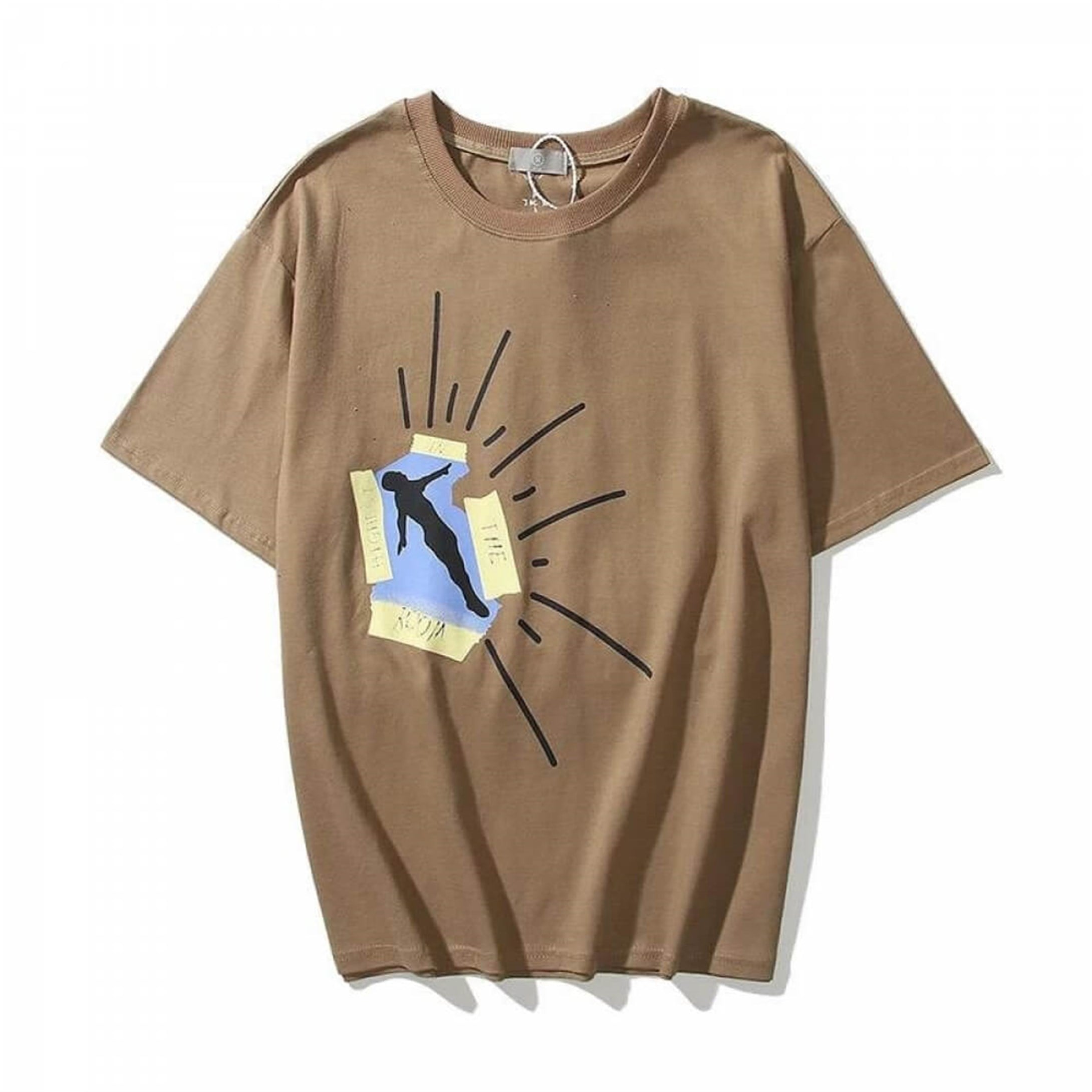 Trendiz Cactus Highest Oversize T-shirt Kahverengi