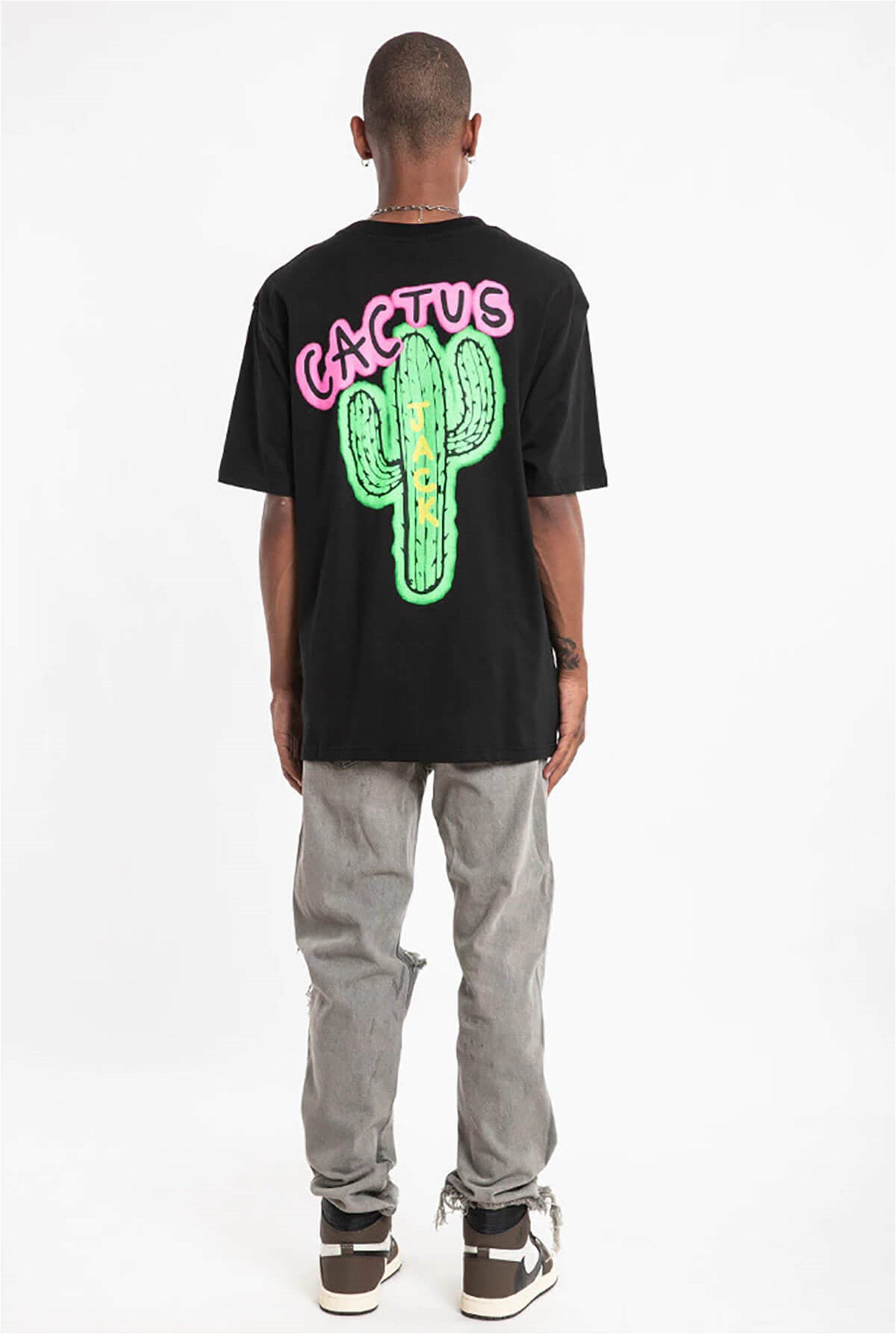 Trendiz Cactus Oversize T-shirt Siyah