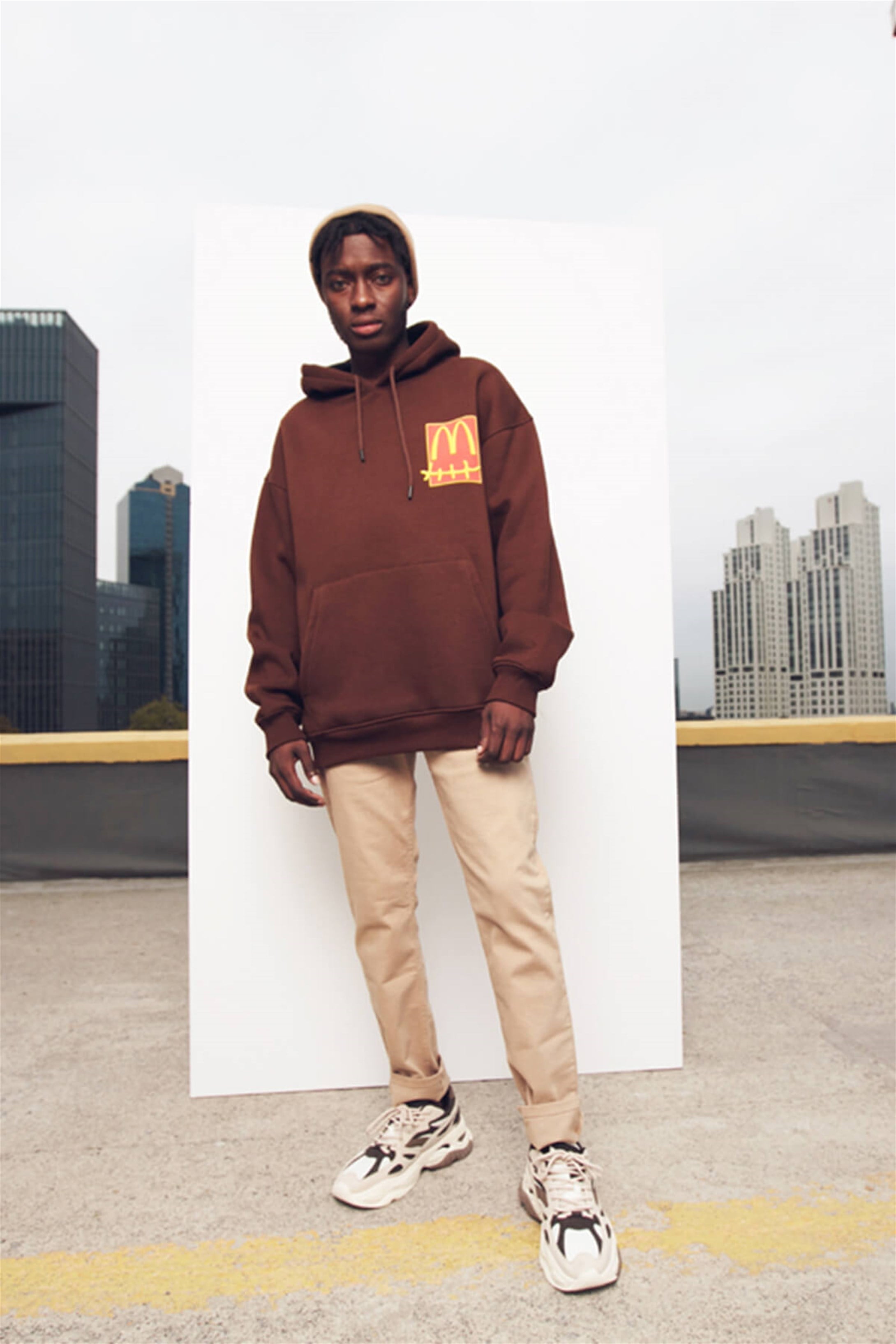 Trendiz Cactüs Pack Kahverengi Unisex Sweatshirt Hoodie