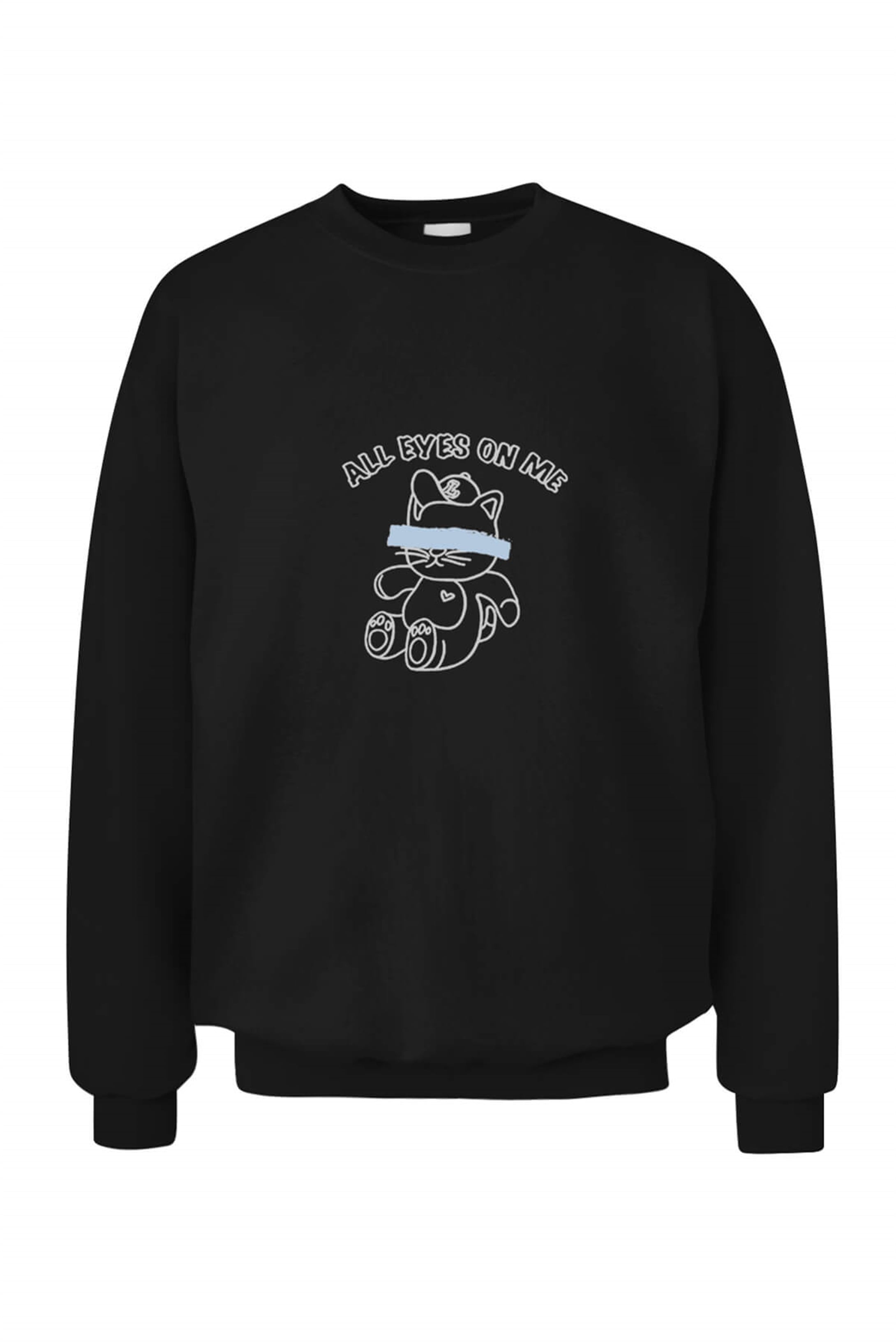 Trendiz Unisex Siyah BTS All Eyes On Me Sweatshirt Hoodie