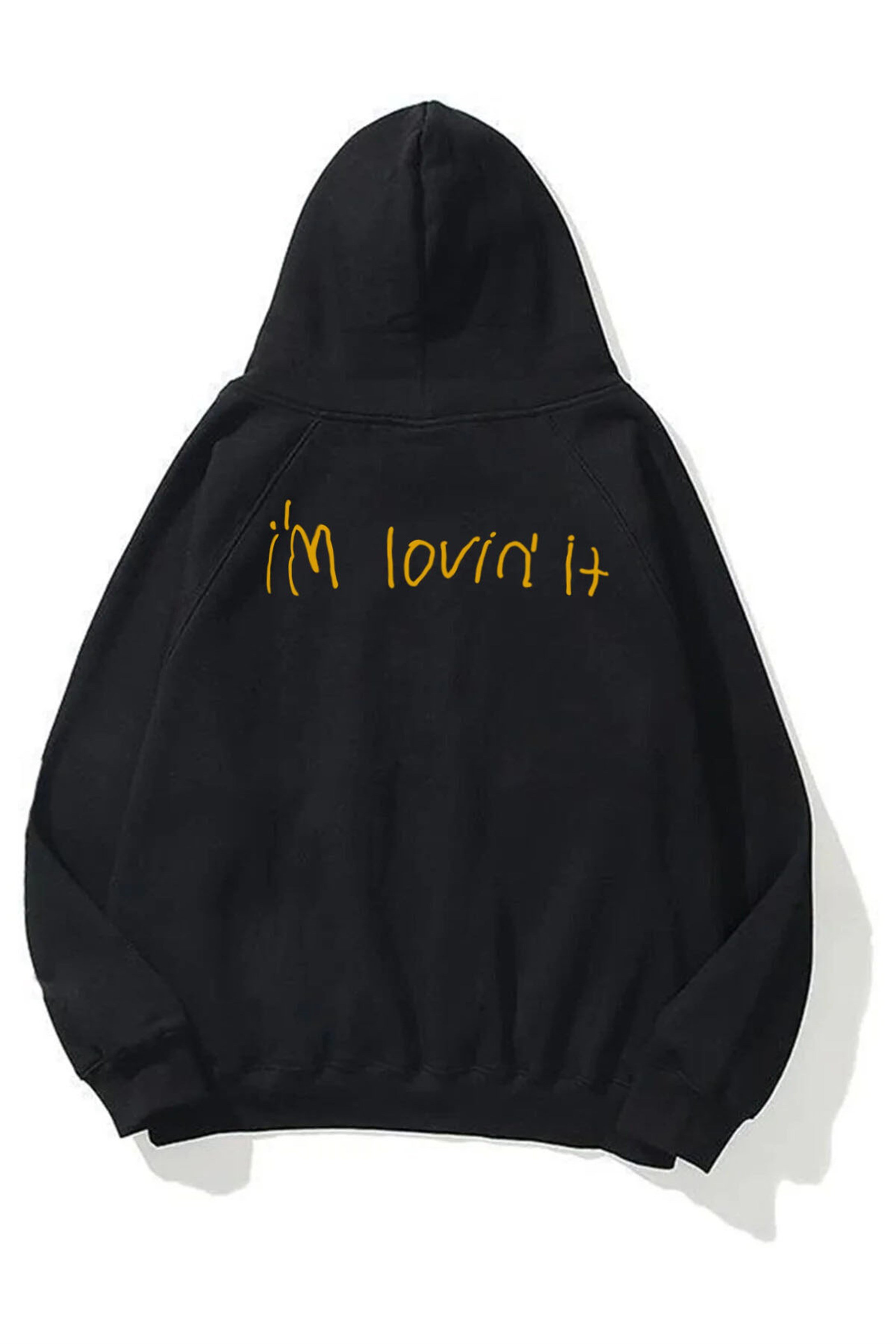 Trendiz İm Lovin İt Mc Unisex Sweatshırt Siyah