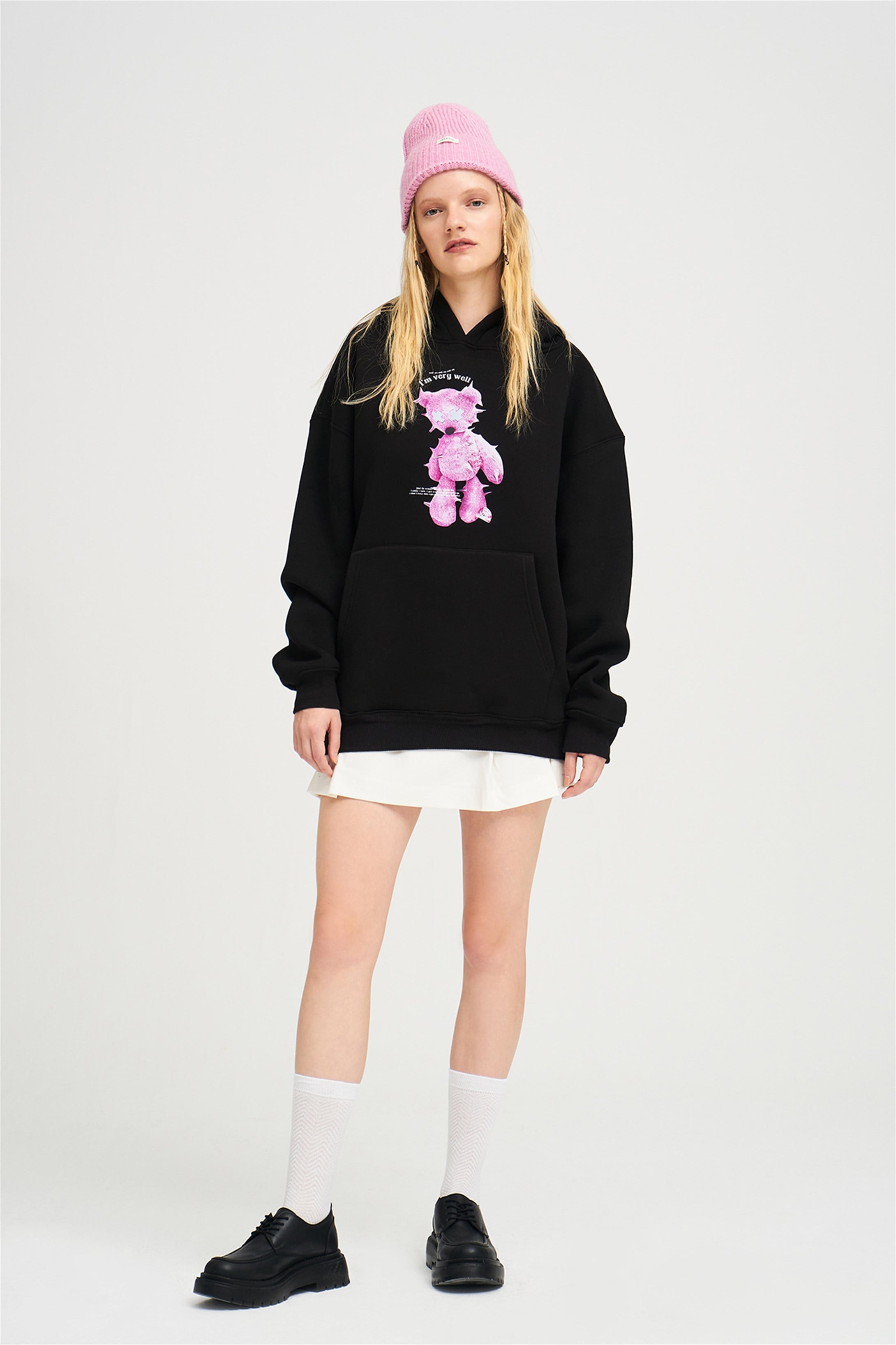 Trendiz İm Very Vell Unisex Sweatshirt Hoodie Siyah
