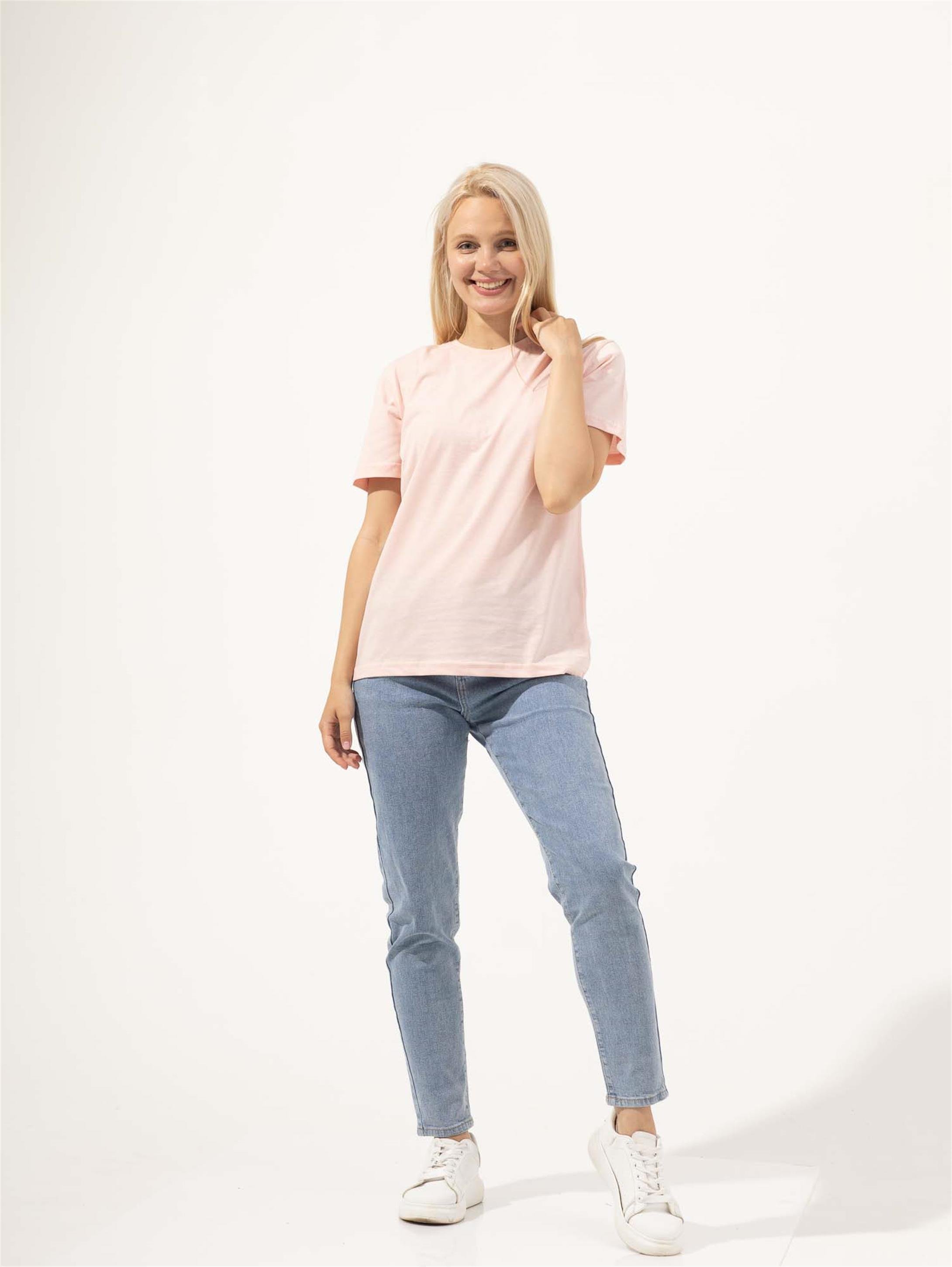 Trendiz Kadın Slim Tshirt Pembe