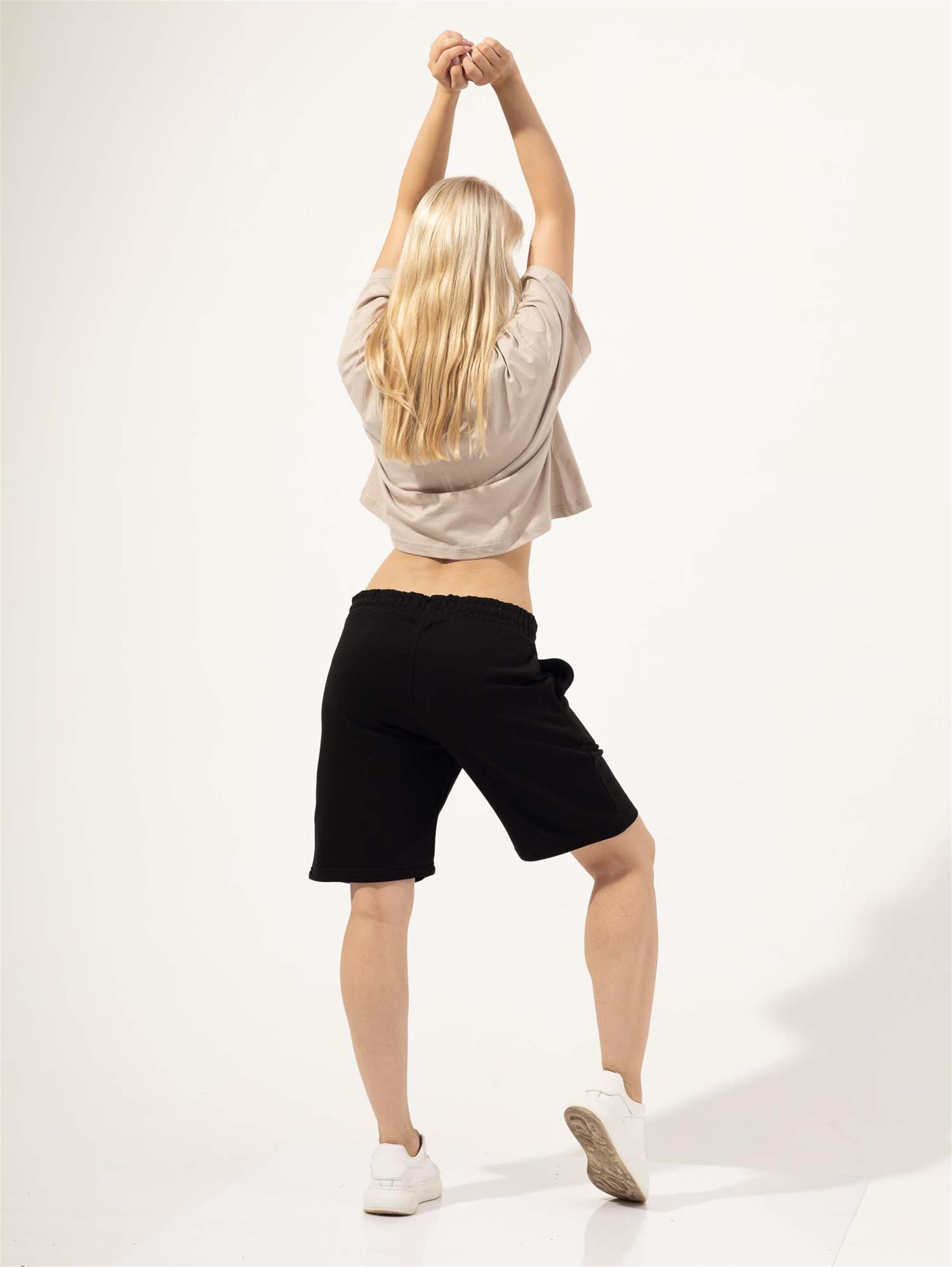 Trendiz Kadın Şort Siyah