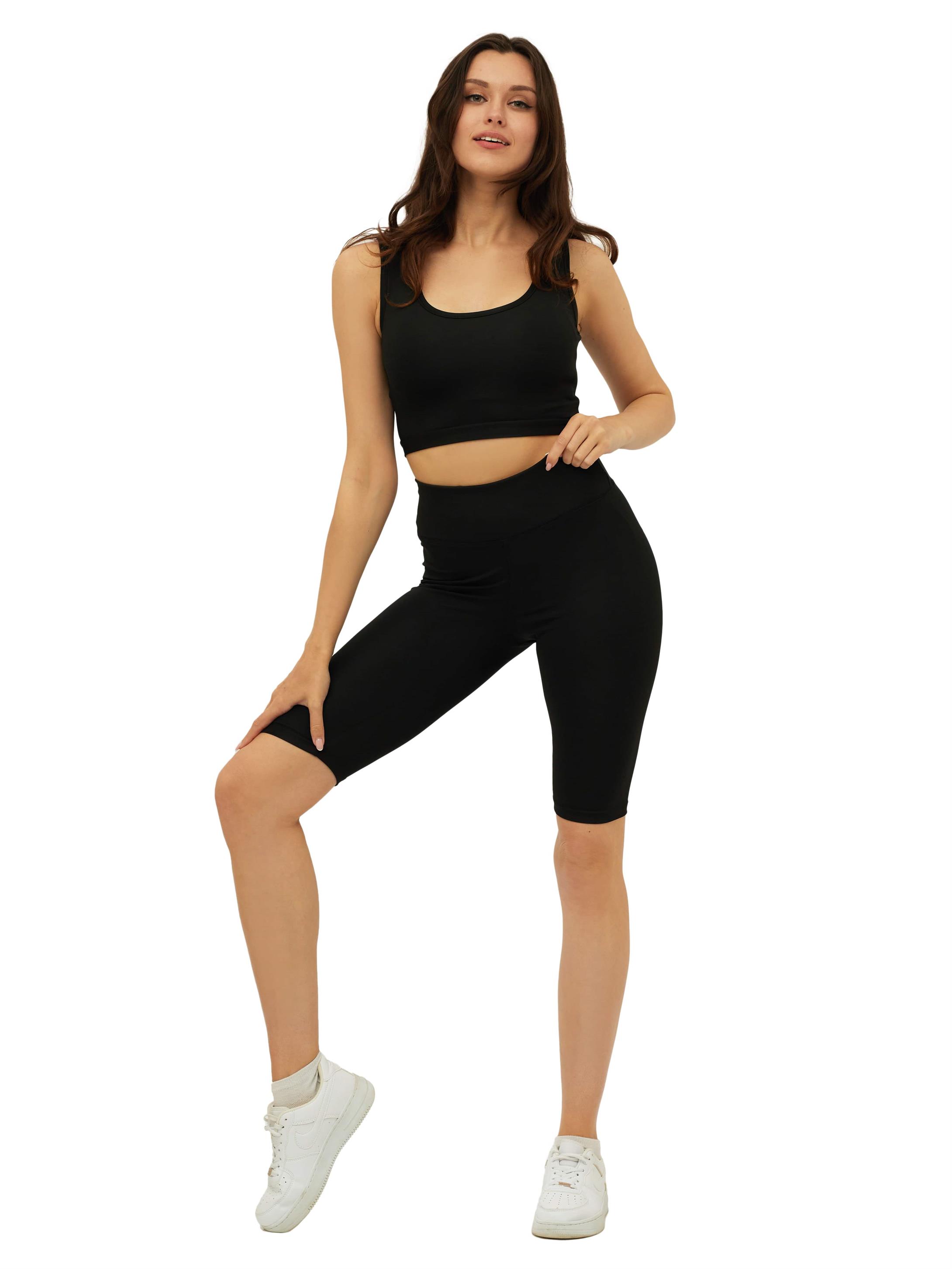 Trendiz Kadın Tayt Takım Siyah