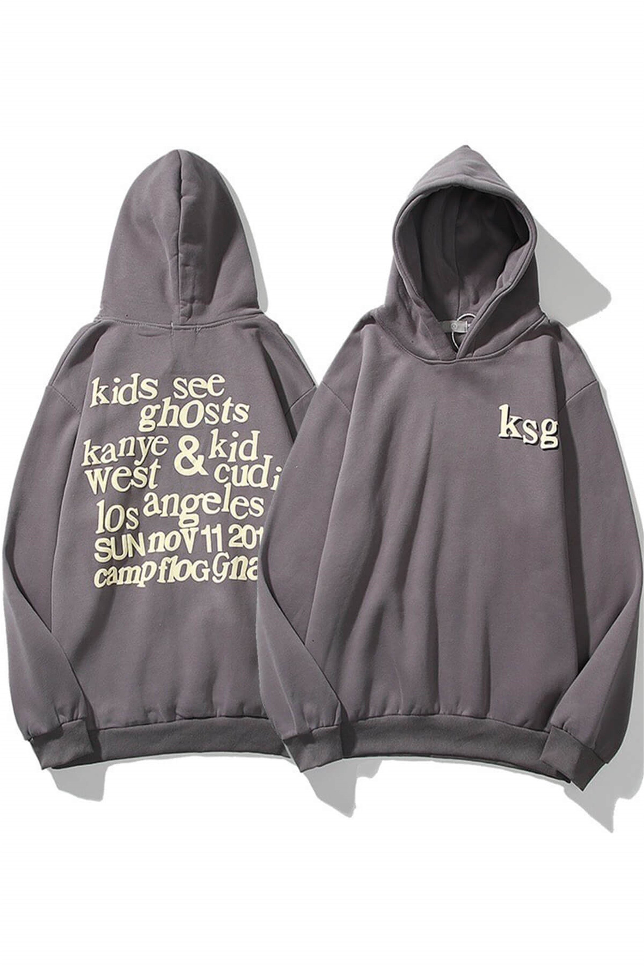 Trendiz Ksg Oversıze Sweatshirt Hoodie Koyugrı TR30022